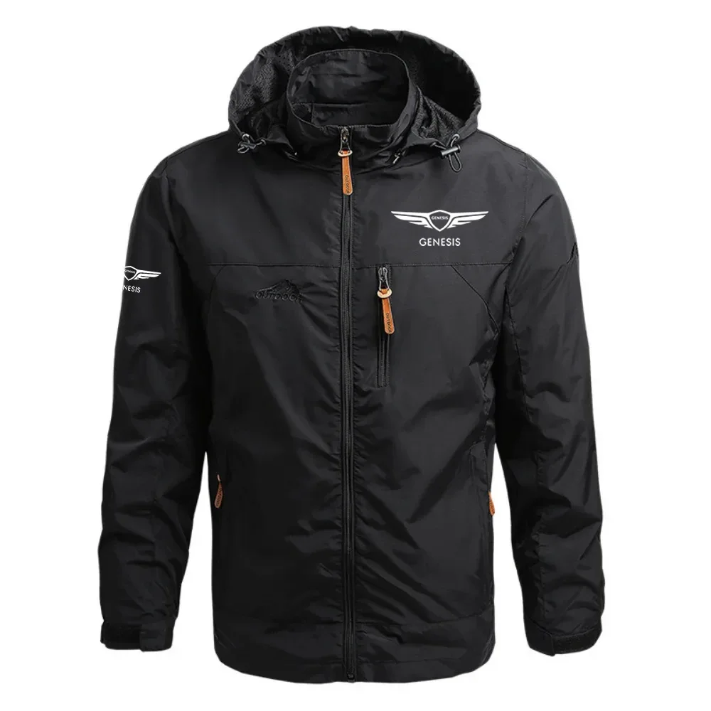 Genesis Exclusive Waterproof Outdoor Jacket Detachable Hood Windbreaker HTWOJGNZZ - Genesis Jacket