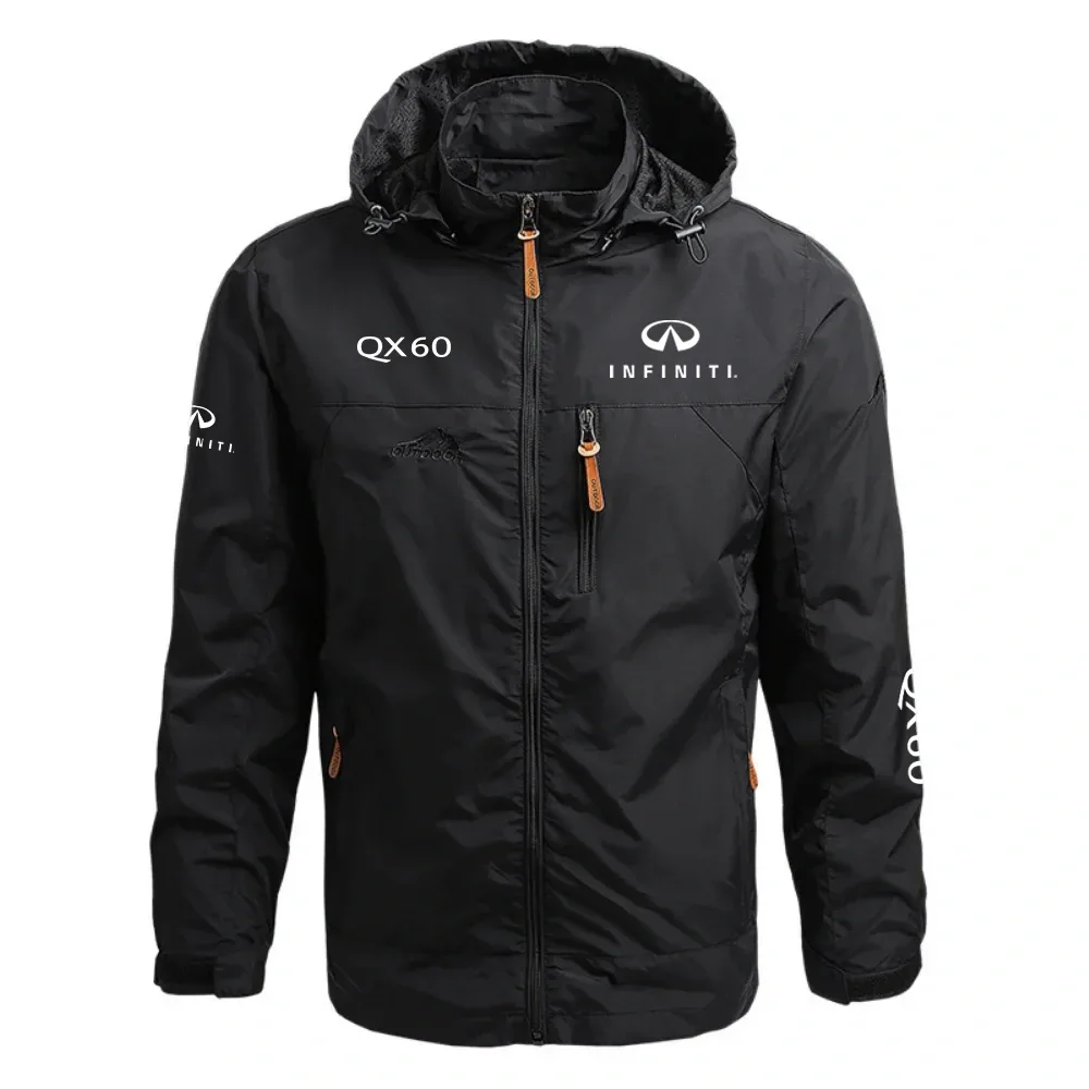 Infiniti QX60 Waterproof Outdoor Jacket Detachable Hood Windbreaker HTWOJINFQX60 - Infiniti Jacket