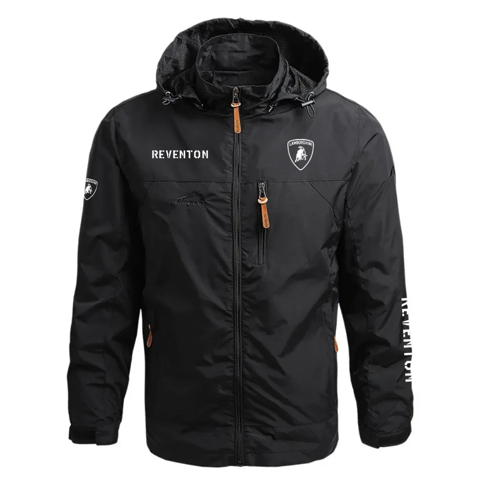 Lamborghini Reventón Waterproof Outdoor Jacket Detachable Hood Windbreaker HTWOJLBGPEV – Lamborghini Jacket