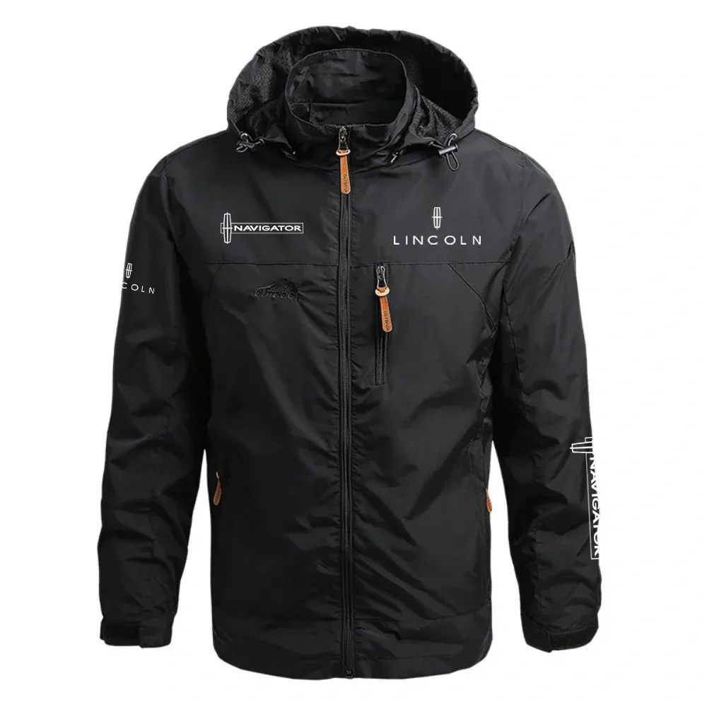 Lincoln Navigator Waterproof Outdoor Jacket Detachable Hood Windbreaker HTWOJLCNAV - Lincoln Jacket