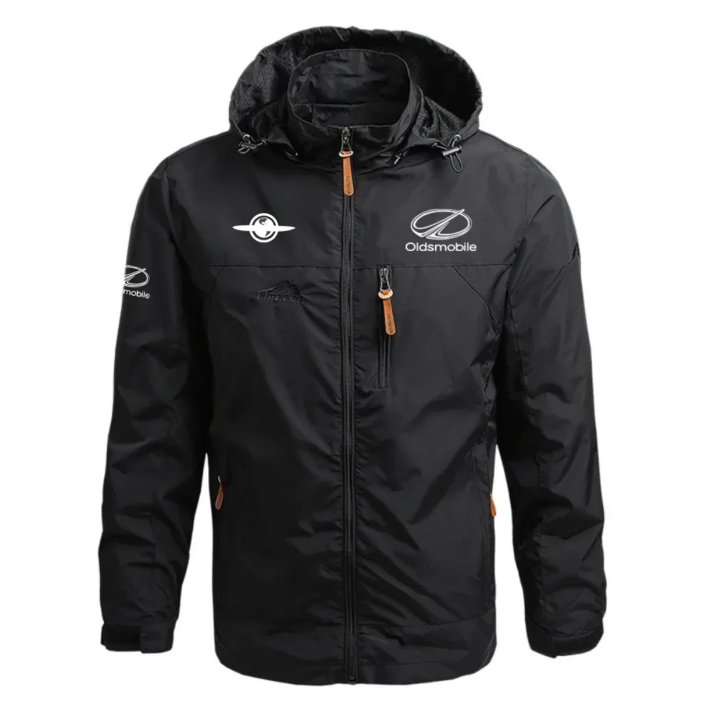 Oldsmobile 88 Waterproof Outdoor Jacket Detachable Hood Windbreaker HTWOJOSO88 - Oldsmobile Jacket