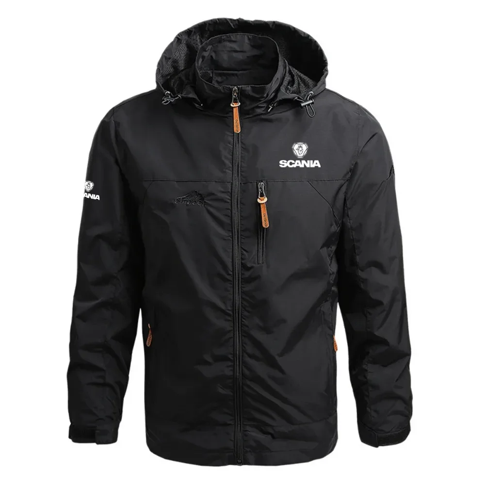 Scania Exclusive Waterproof Outdoor Jacket Detachable Hood Windbreaker HTWOJSCZZ – Scania Jacket