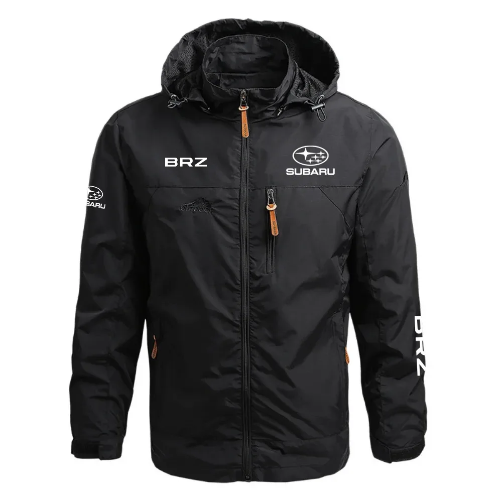 Subaru BRZ Waterproof Outdoor Jacket Detachable Hood Windbreaker HTWOJSUBRZ – Subaru Jacket