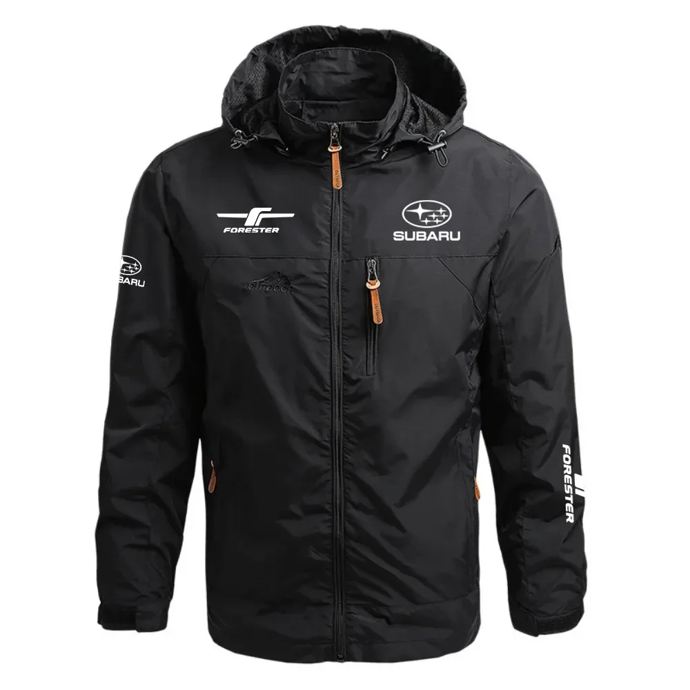 Subaru Forester Waterproof Outdoor Jacket Detachable Hood Windbreaker HTWOJSUFOR - Subaru Jacket