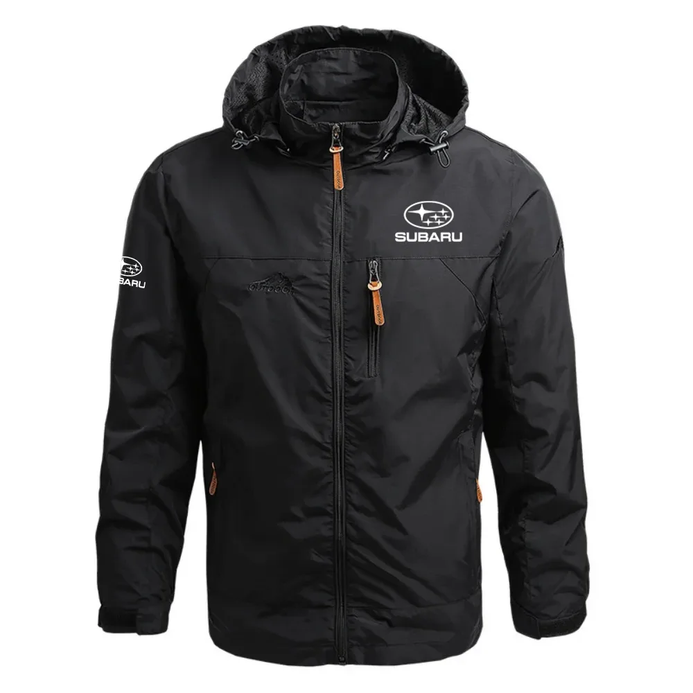 Subaru Exclusive Waterproof Outdoor Jacket Detachable Hood Windbreaker HTWOJSUZZ - Subaru Jacket
