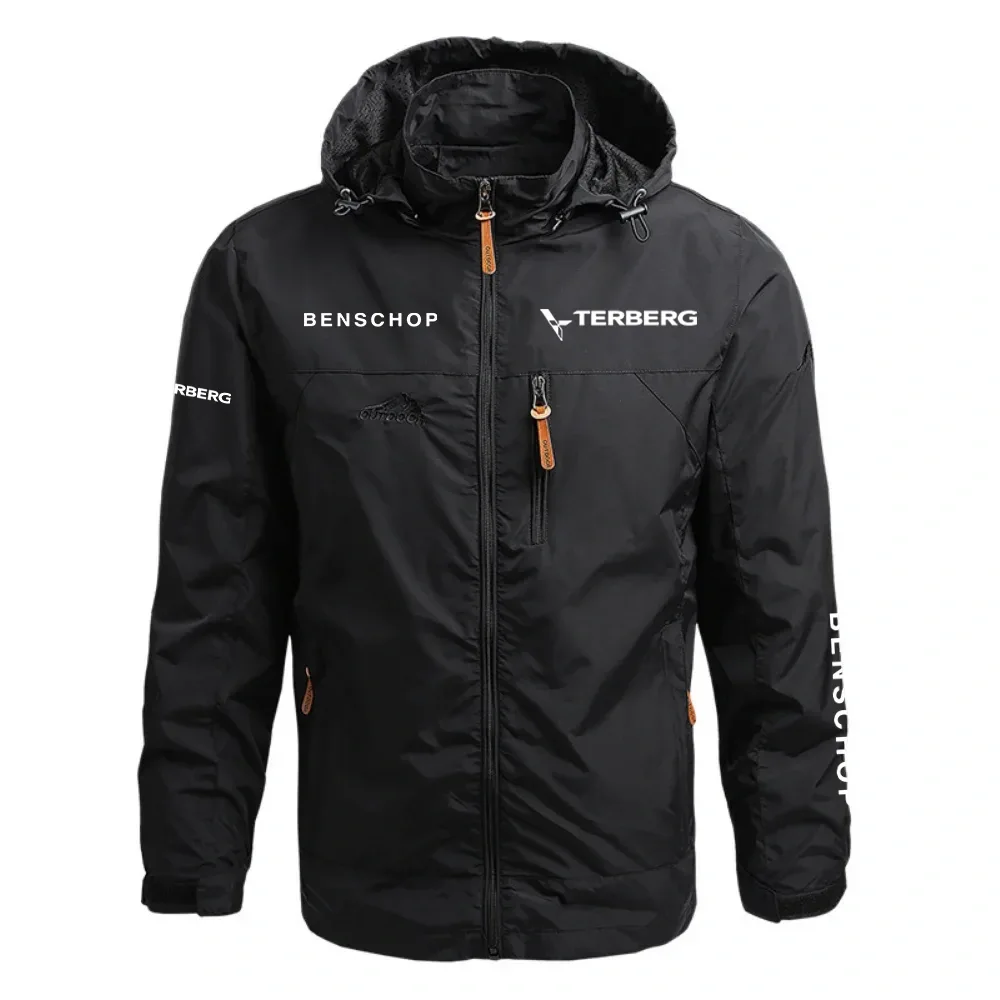 Terberg Benschop Waterproof Outdoor Jacket Detachable Hood Windbreaker HTWOJTBBEN - Terberg Jacket