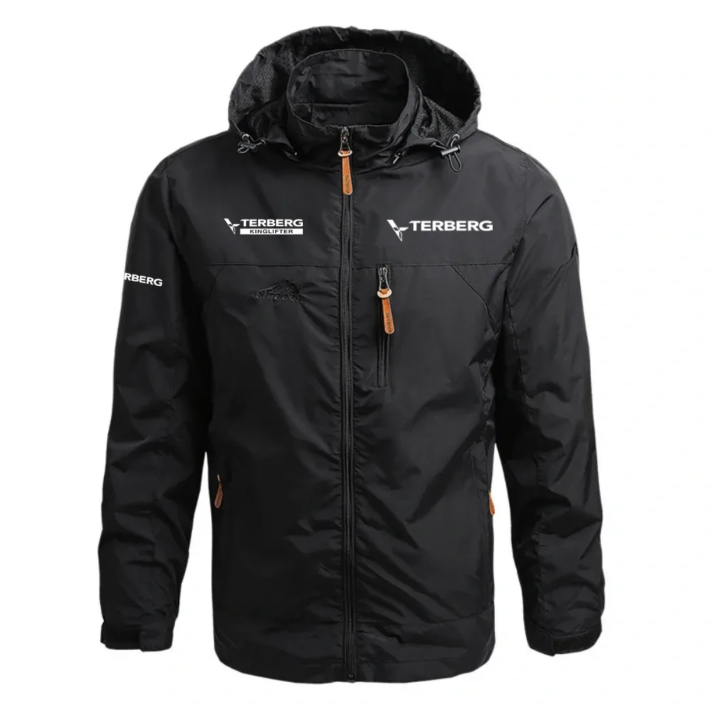 Terberg Kinglifter Waterproof Outdoor Jacket Detachable Hood Windbreaker HTWOJTBKIN - Terberg Jacket