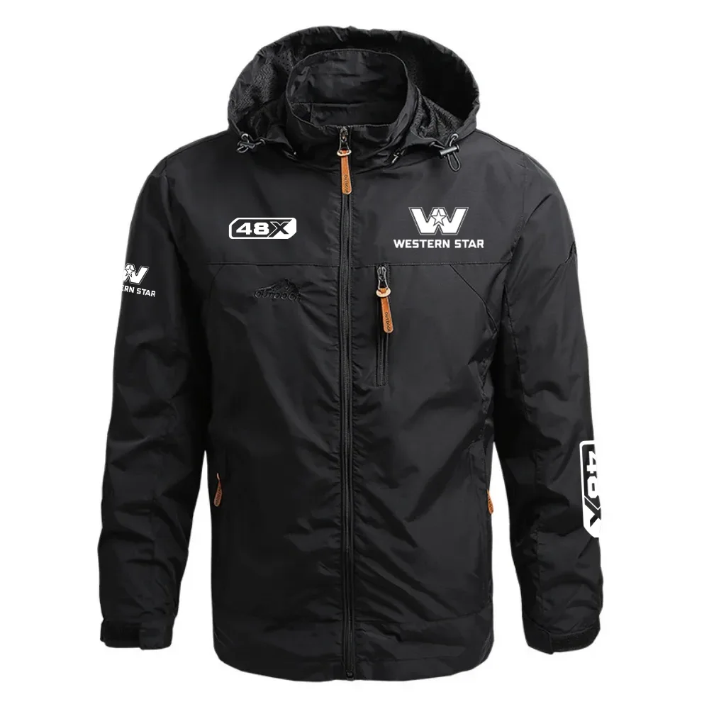 Western Star 48X Waterproof Outdoor Jacket Detachable Hood Windbreaker HTWOJWS48X - Western Star Jacket