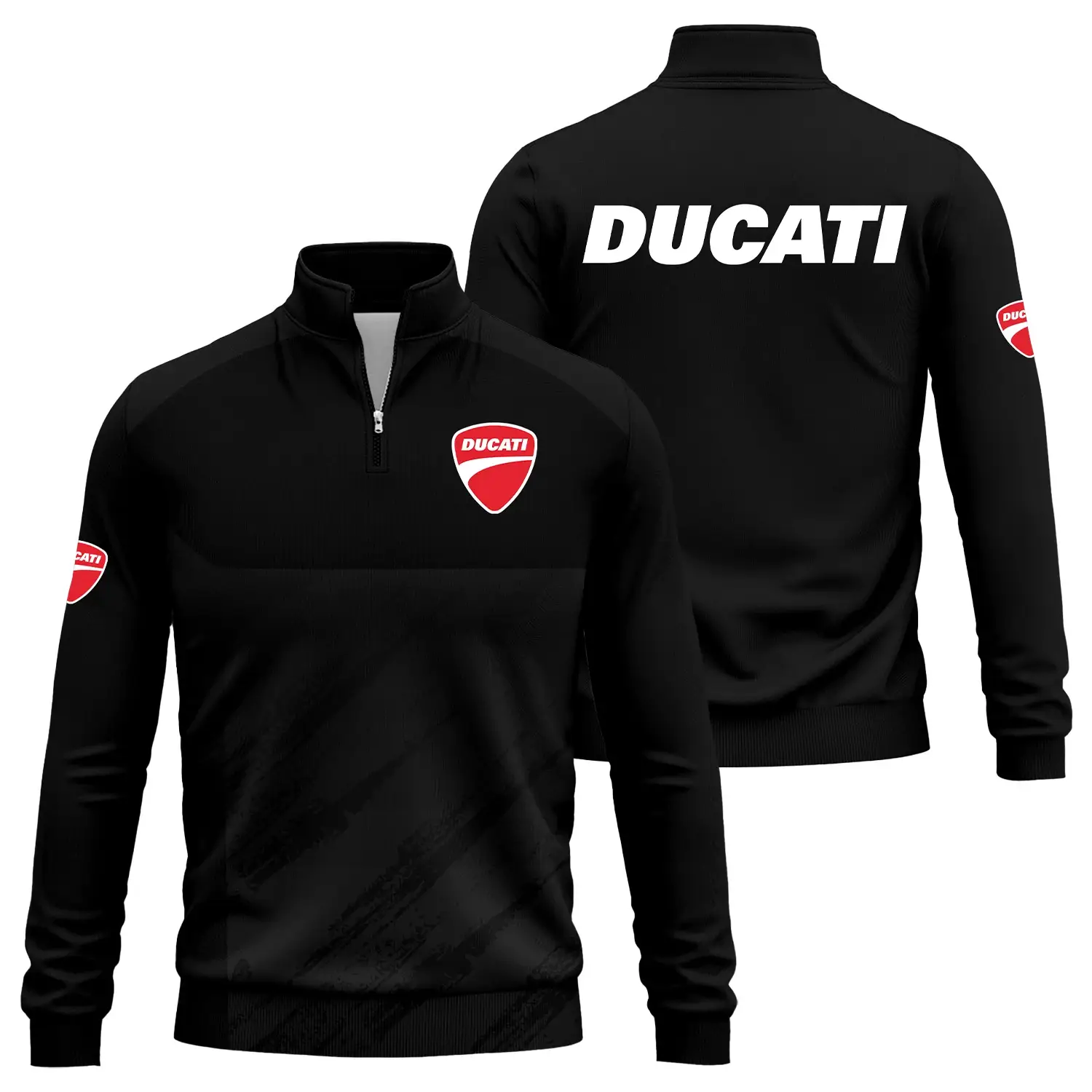 Ducati Exclusive Quarter-Zip Sweatshirt OSMTBQTZ004DCZ - Ducati Sweatshirt - Ducati Sweatshirt