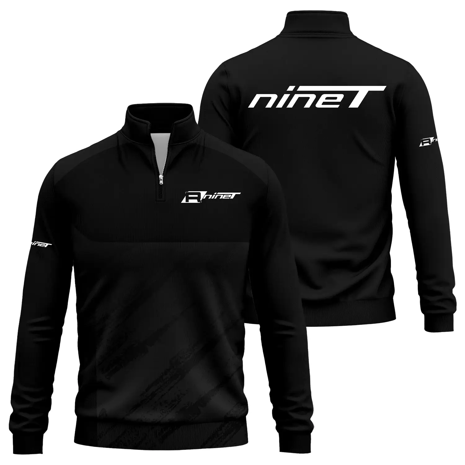 R nineT Exclusive Quarter-Zip Sweatshirt OSMTBQTZ004RTZ - R nineT Sweatshirt - R nineT Sweatshirt