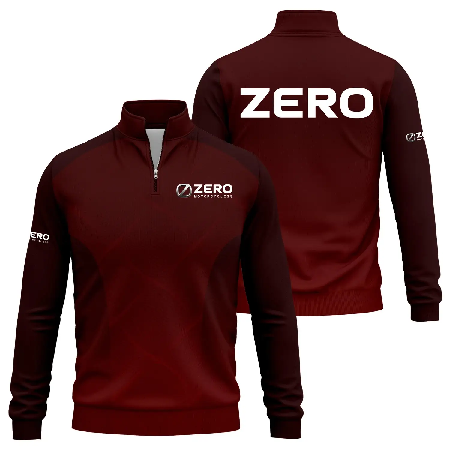 Zero Motorcycles Exclusive Quarter-Zip Sweatshirt OSMTBQTZ005ZMZ - Zero Motorcycles Sweatshirt - Zero Motorcycles Sweatshirt