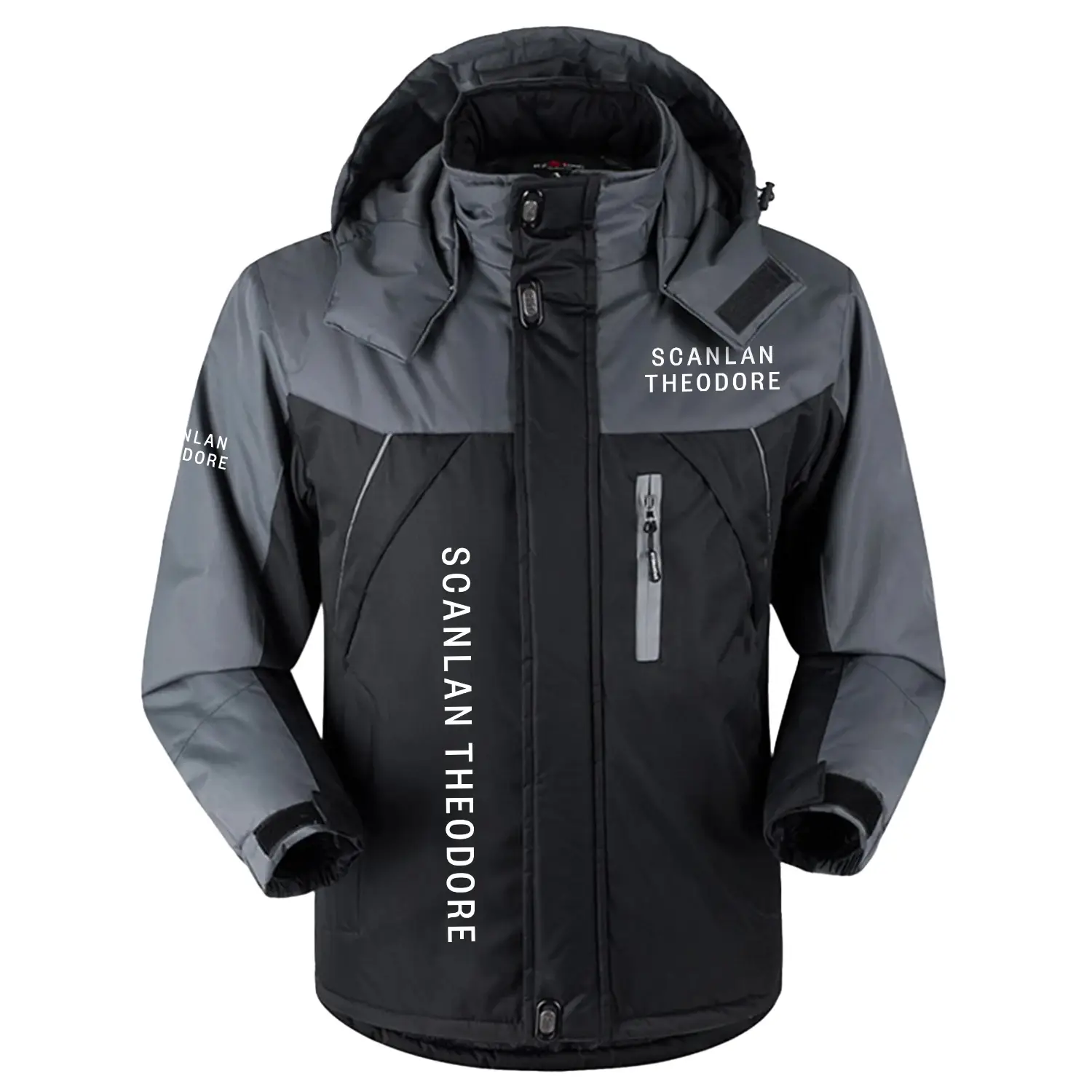 Scanlan Theodore Exclusive Outdoor Charging Suit Plush Waterproof Windproof Jacket Detachable Hood OUASPCS2705STZ – Scanlan Theodore Jacket