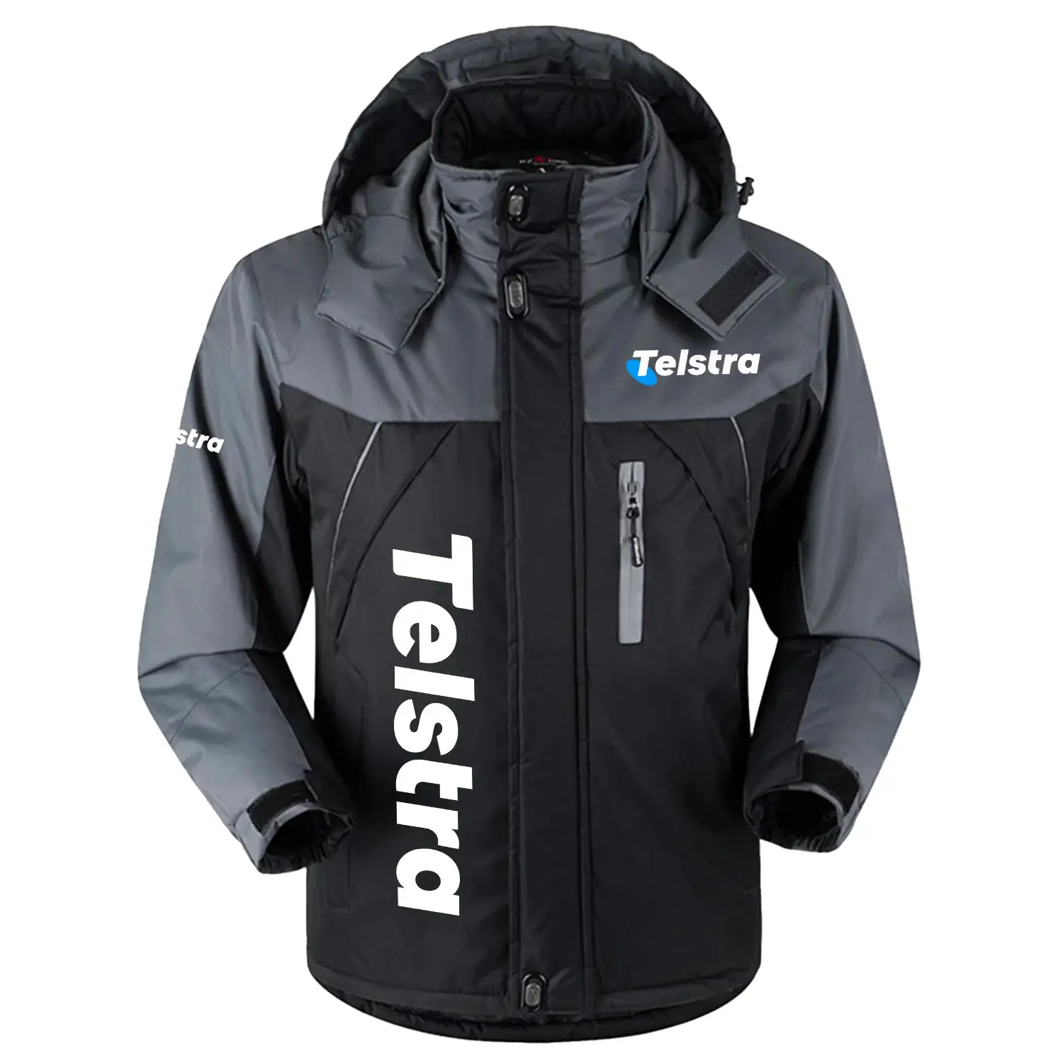 Telstra Exclusive Outdoor Charging Suit Plush Waterproof Windproof Jacket Detachable Hood OUASPCS2705TTZ – Telstra Jacket