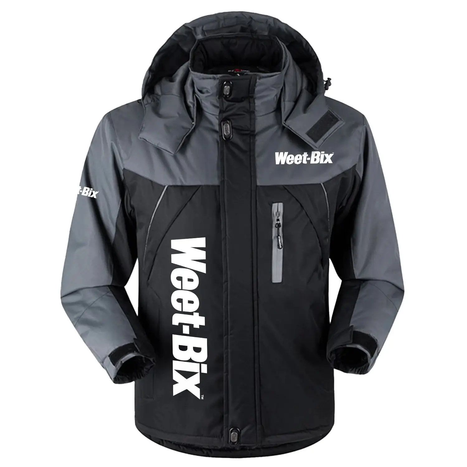 Weet-Bix Exclusive Outdoor Charging Suit Plush Waterproof Windproof Jacket Detachable Hood OUASPCS2705WBZ – Weet-Bix Jacket