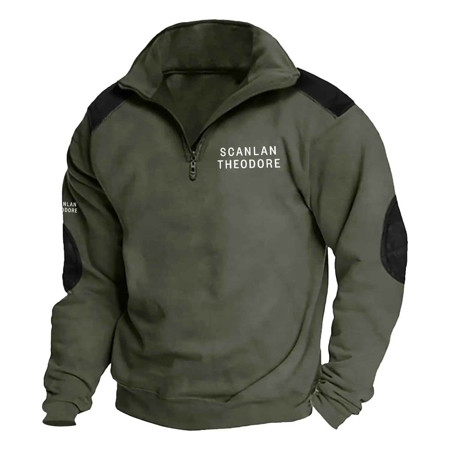 Scanlan Theodore Exclusive Tactical Quarter-Zip Sweatshirt OUASSCS2705STZ – Scanlan Theodore Sweatshirt