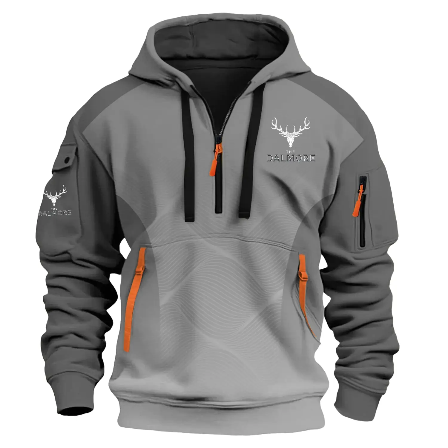 Dalmore Exclusive Half Zipper Hoodie OUEU3DHHZ005DMZ – Dalmore Hoodie