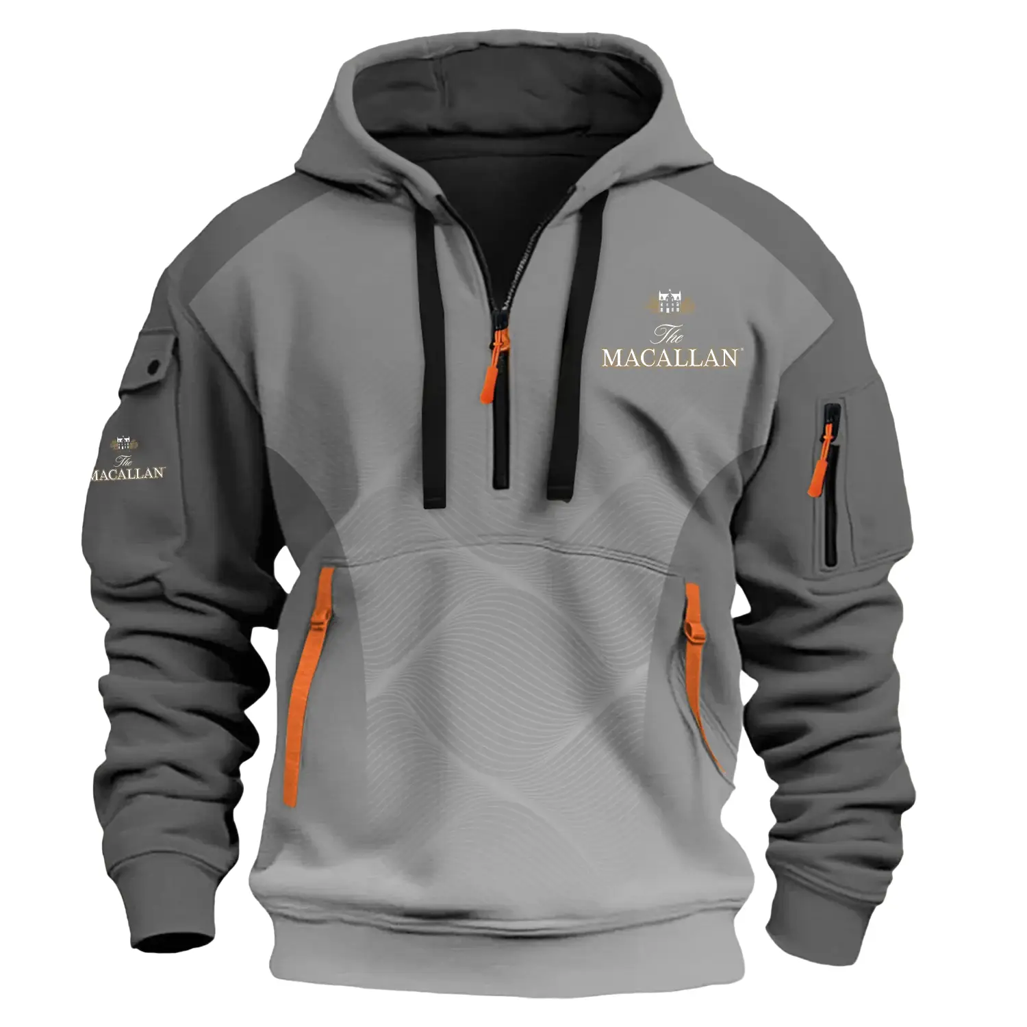 Macallan Exclusive Half Zipper Hoodie OUEU3DHHZ005MCZ – Macallan Hoodie