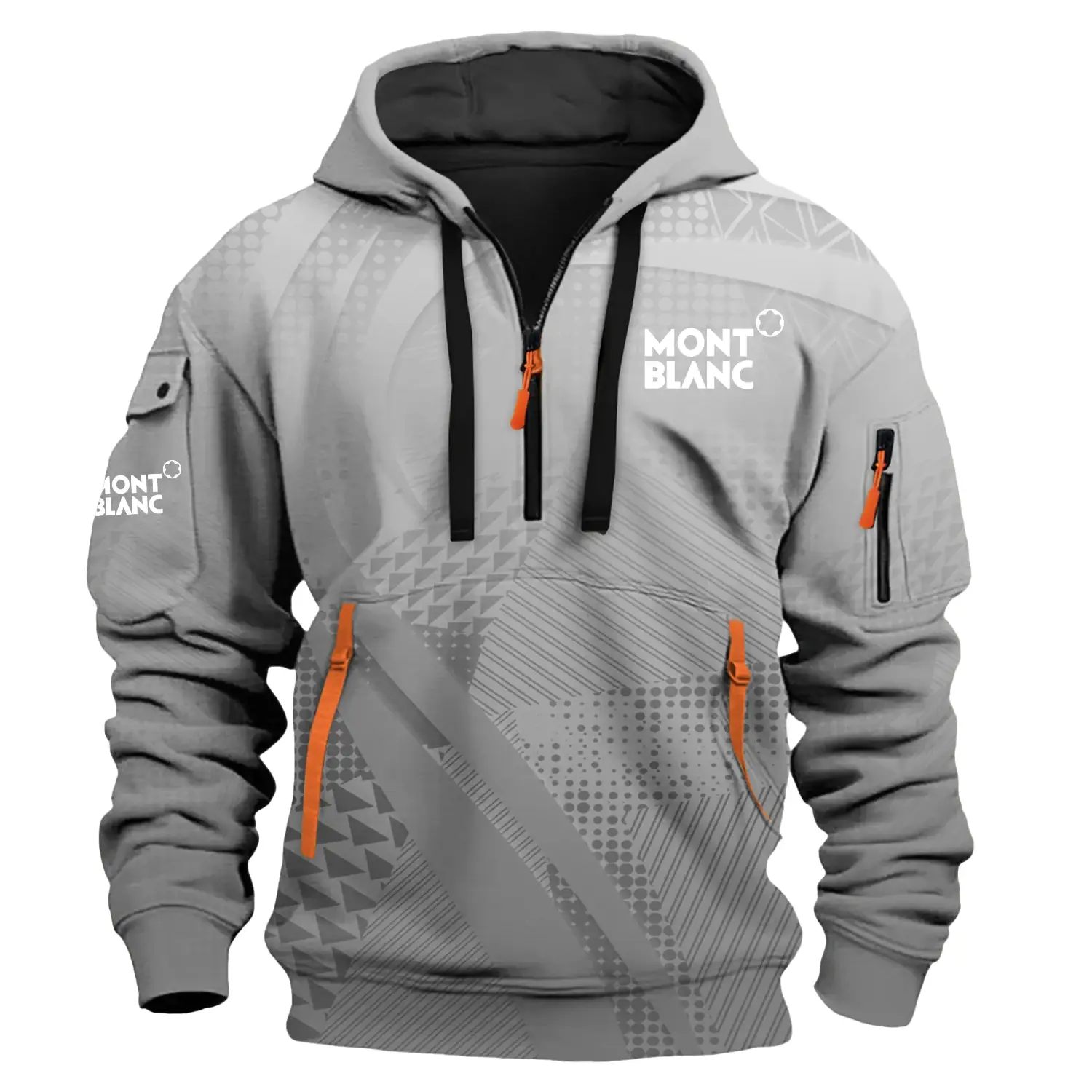 Montblanc Exclusive Half Zipper Hoodie OUEUHDZ007MBZ – Montblanc Hoodie