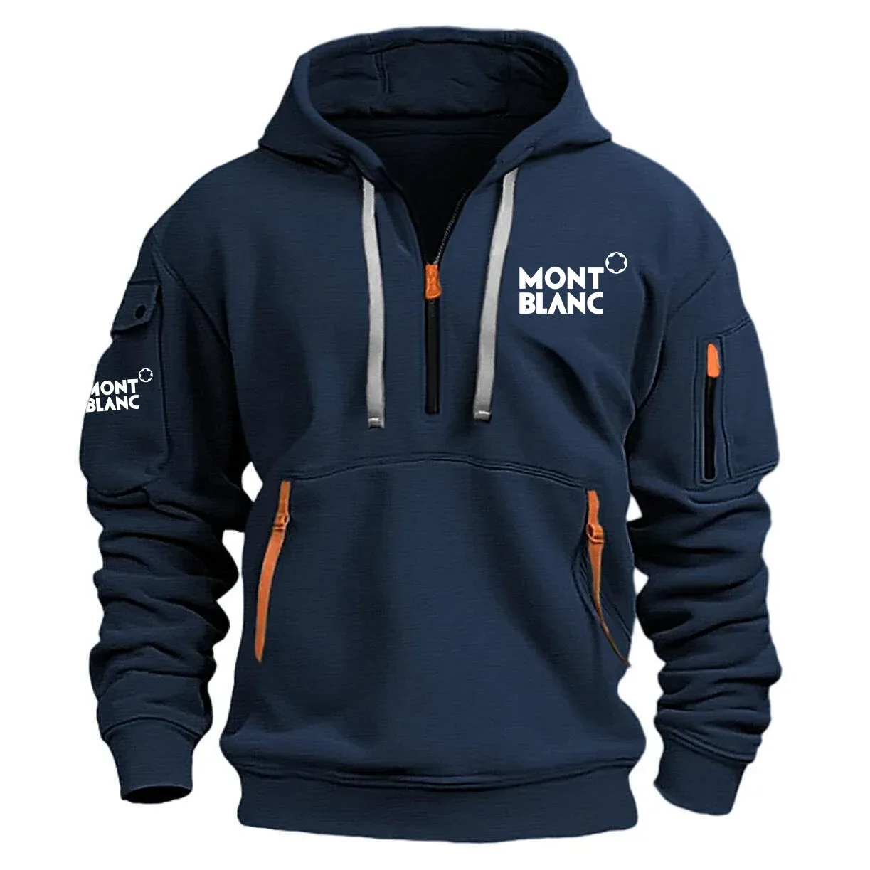 Montblanc Exclusive Half Zipper Hoodie OUEUHHZ2705MBZ – Montblanc Hoodie