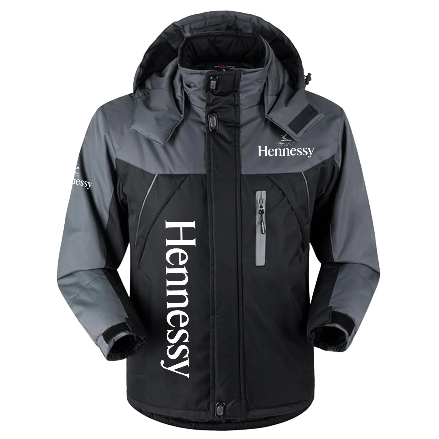 Hennessy Exclusive Outdoor Charging Suit Plush Waterproof Windproof Jacket Detachable Hood OUEUPCS2705HNZ – Hennessy Jacket