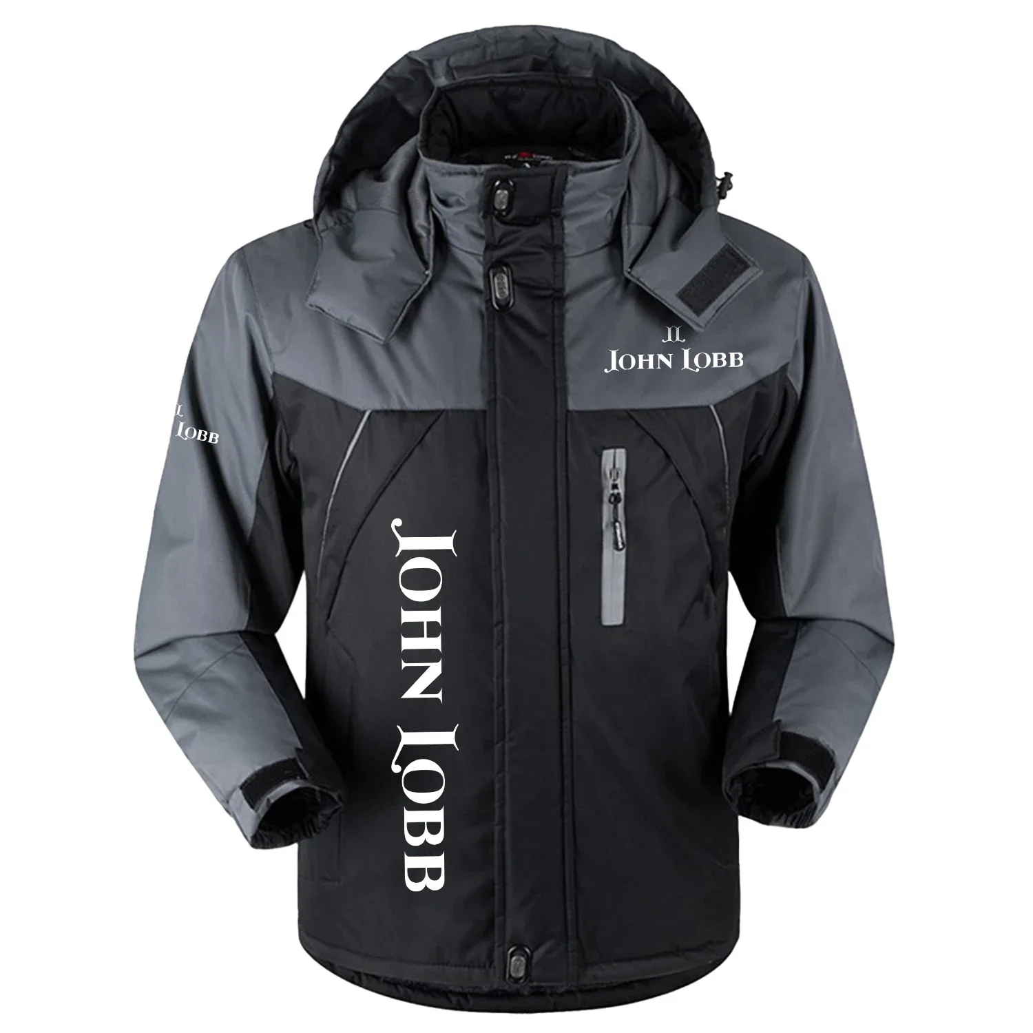 John Lobb Exclusive Outdoor Charging Suit Plush Waterproof Windproof Jacket Detachable Hood OUEUPCS2705JLZ – John Lobb Jacket