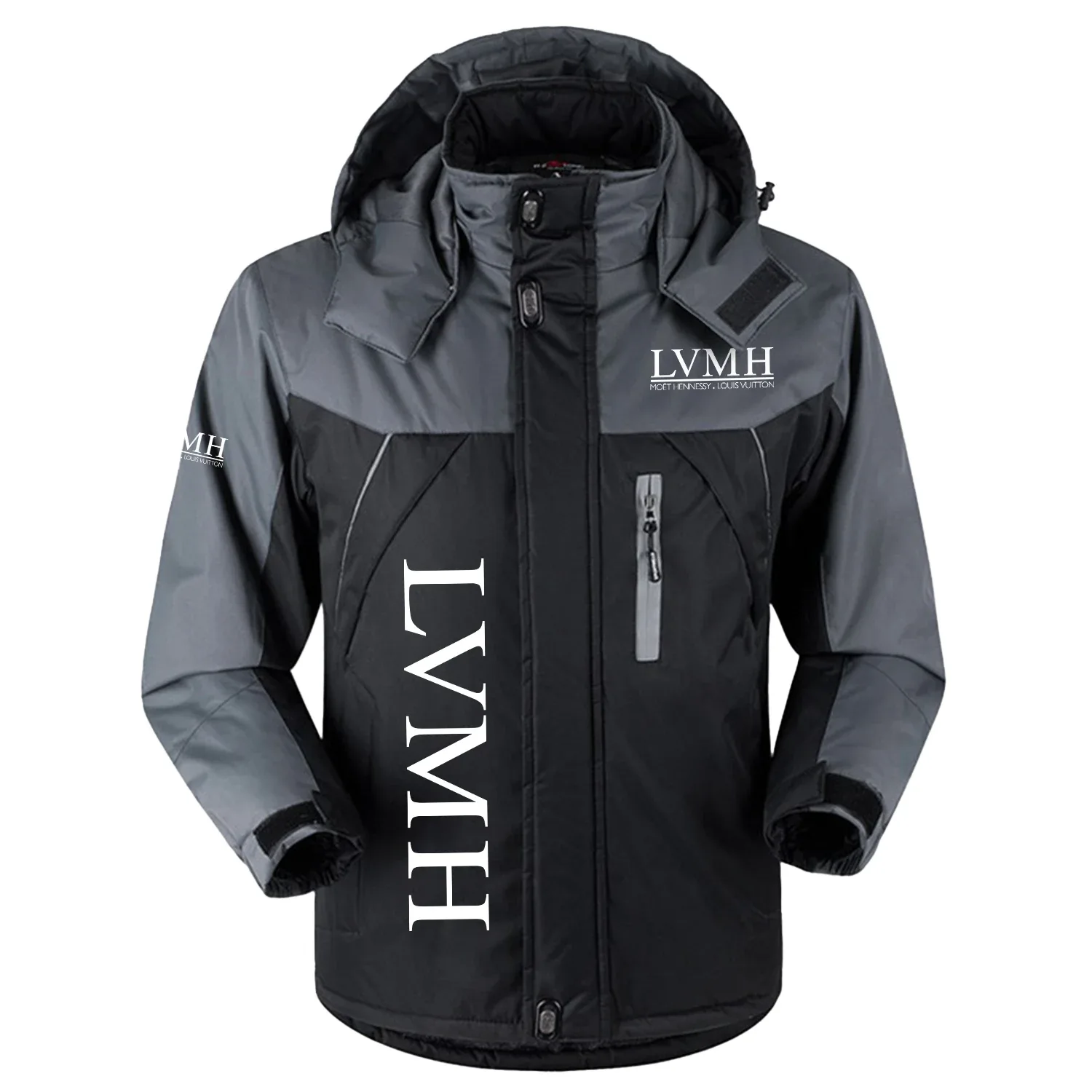 LVMH Exclusive Outdoor Charging Suit Plush Waterproof Windproof Jacket Detachable Hood OUEUPCS2705LVZ – LVMH Jacket
