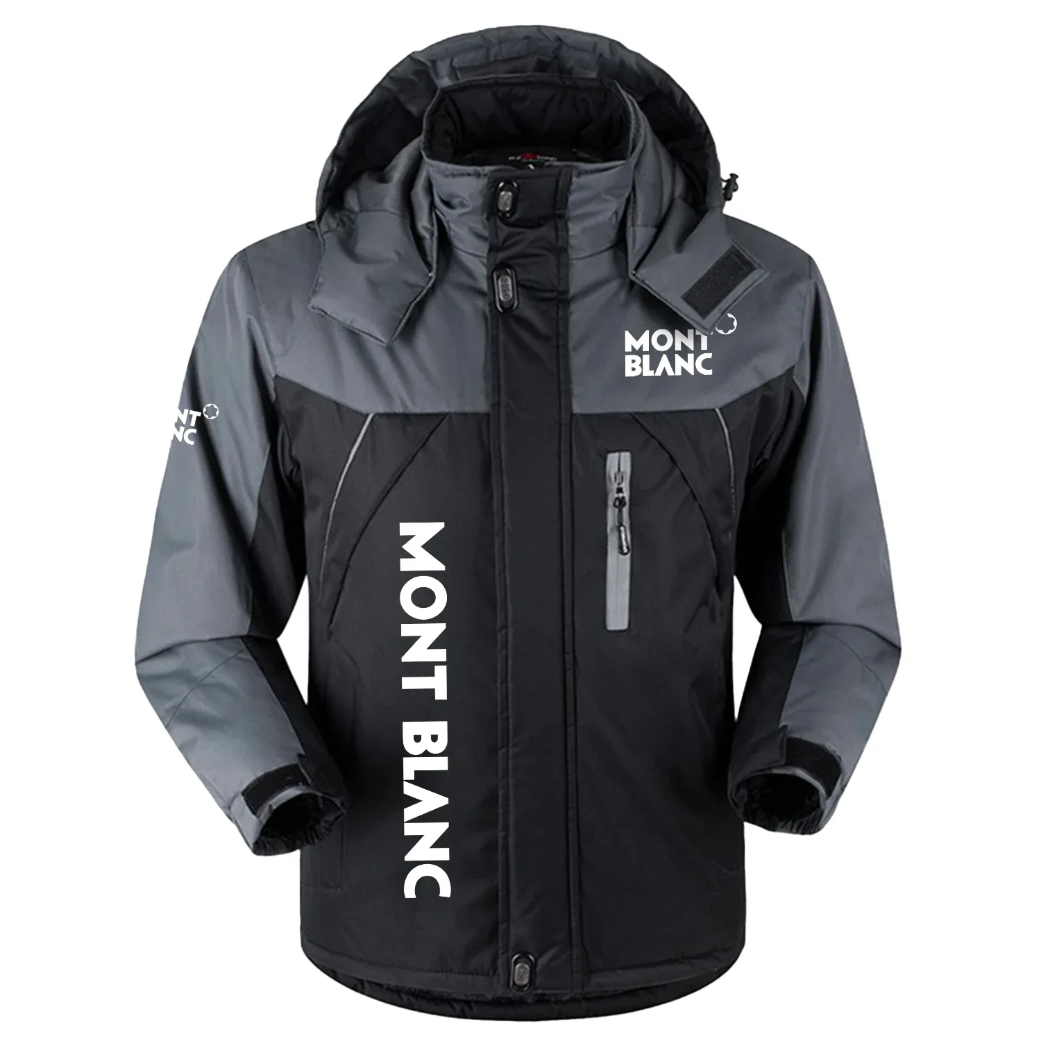 Montblanc Exclusive Outdoor Charging Suit Plush Waterproof Windproof Jacket Detachable Hood OUEUPCS2705MBZ – Montblanc Jacket