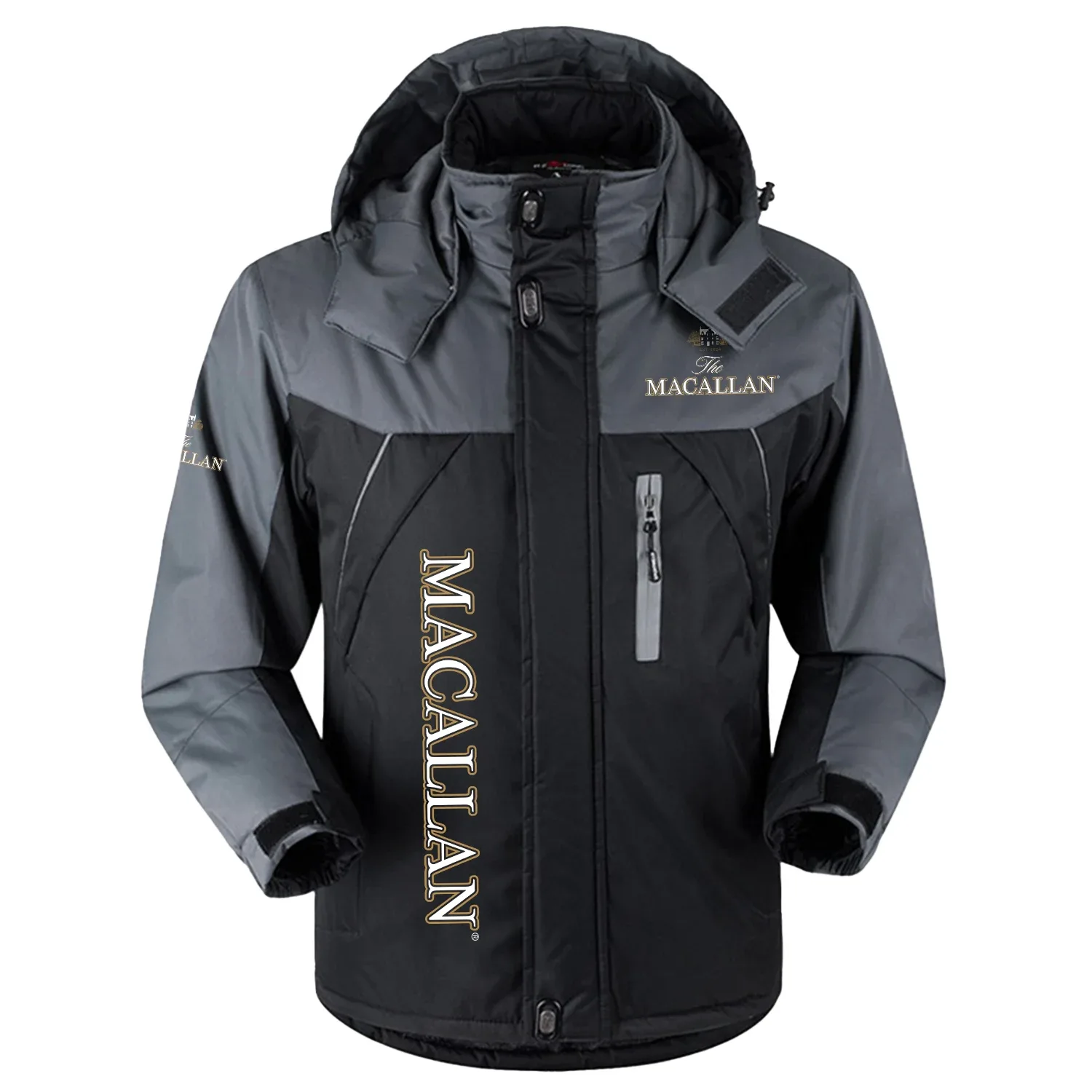 Macallan Exclusive Outdoor Charging Suit Plush Waterproof Windproof Jacket Detachable Hood OUEUPCS2705MCZ – Macallan Jacket