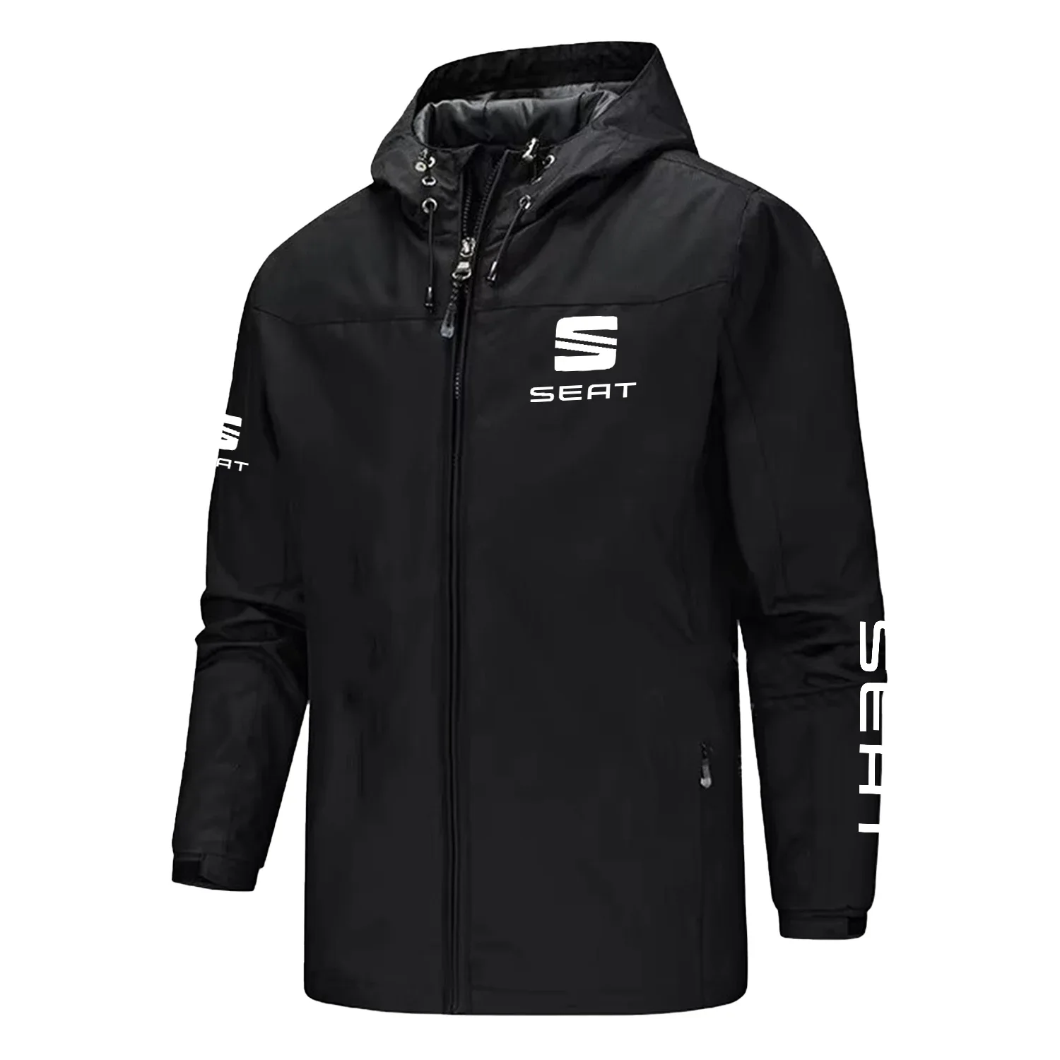 SEAT Cars Exclusive Softshell Rain Jacket, Waterproof, Breathable, Windbreaker Jacket OUFA2DRJ905SETZ – SEAT Cars Jacket