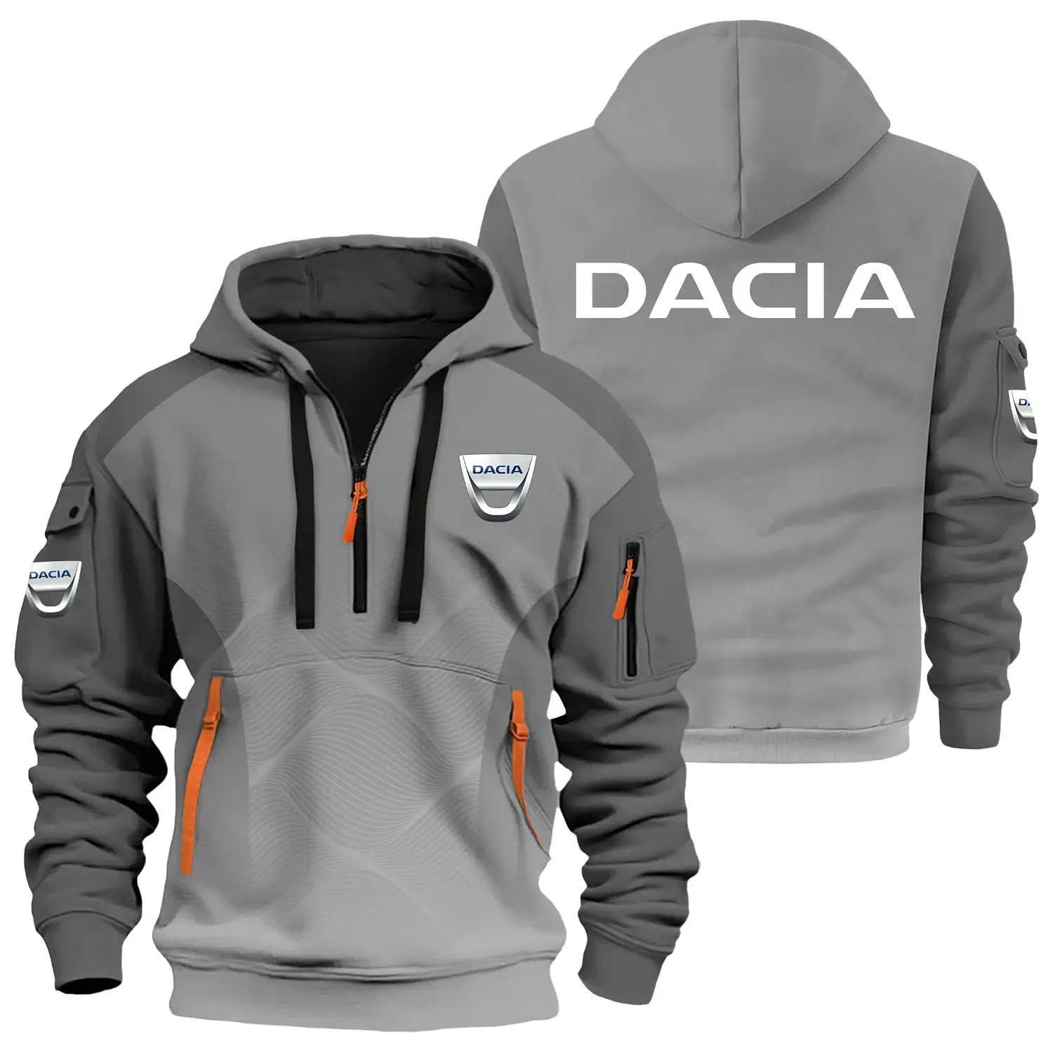Dacia Exclusive Half Zipper Hoodie OUFA3DHHZ005DACZ – Dacia Hoodie
