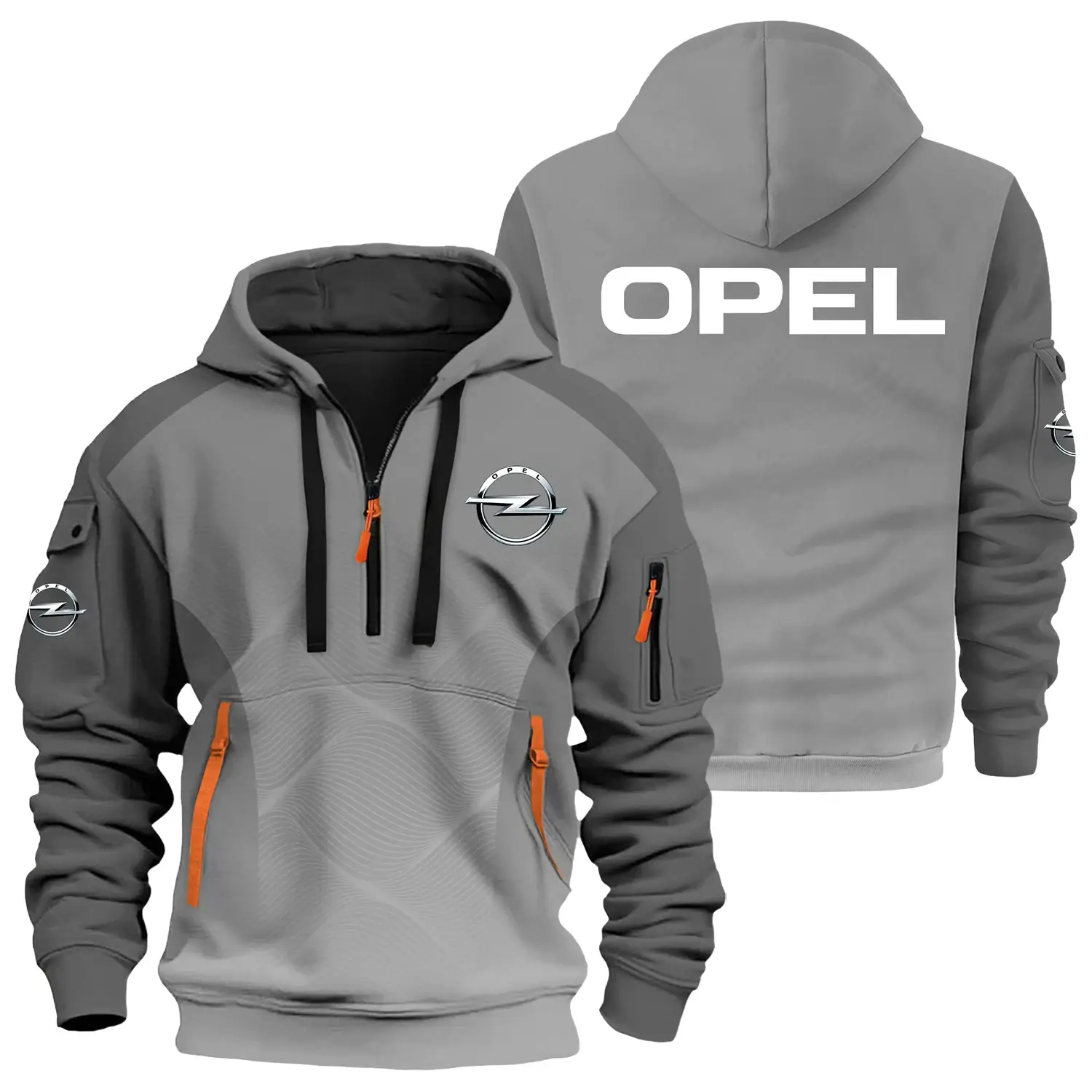 Opel Exclusive Half Zipper Hoodie OUFA3DHHZ005OPEZ – Opel Hoodie