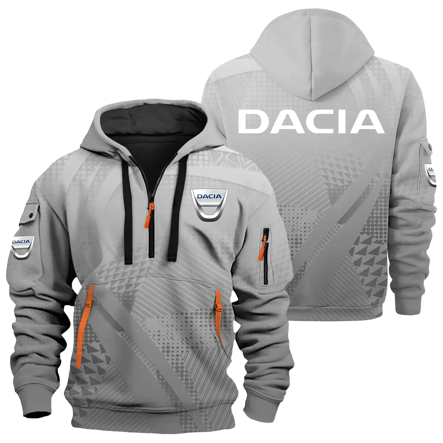 Dacia Exclusive Half Zipper Hoodie OUFA3DHHZ007DACZ – Dacia Hoodie