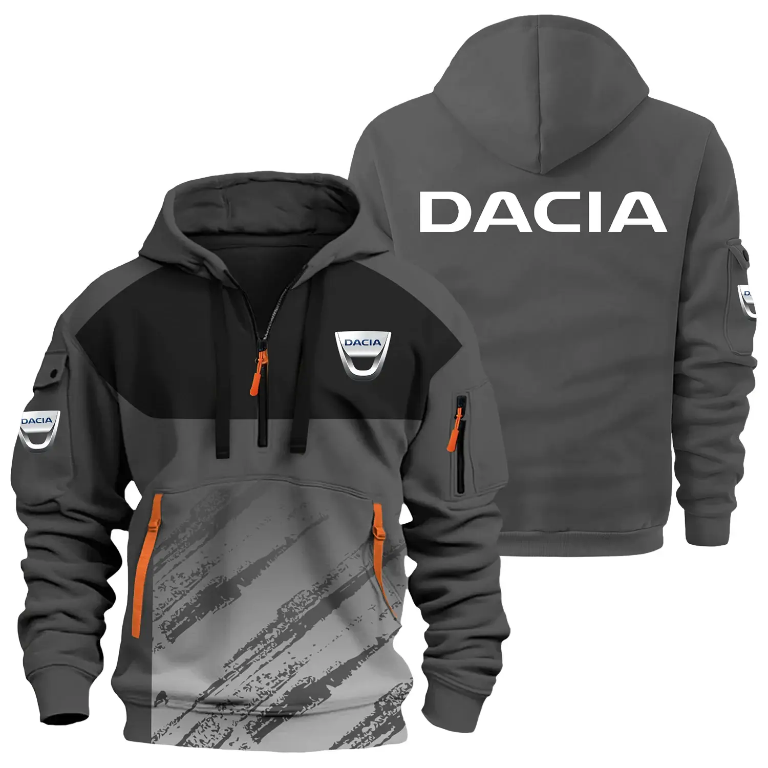 Dacia Exclusive Half Zipper Hoodie OUFAHHZ3D004DACZ – Dacia Hoodie