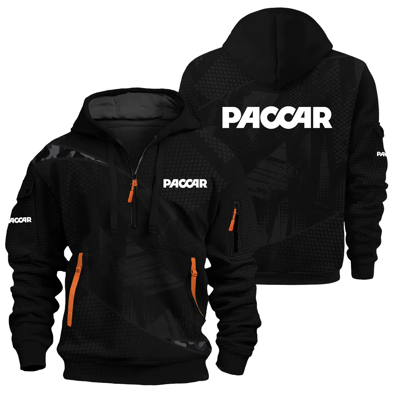 Paccar Exclusive Half Zipper Hoodie OUFAHHZ3D081912PCZ - Paccar Hoodie