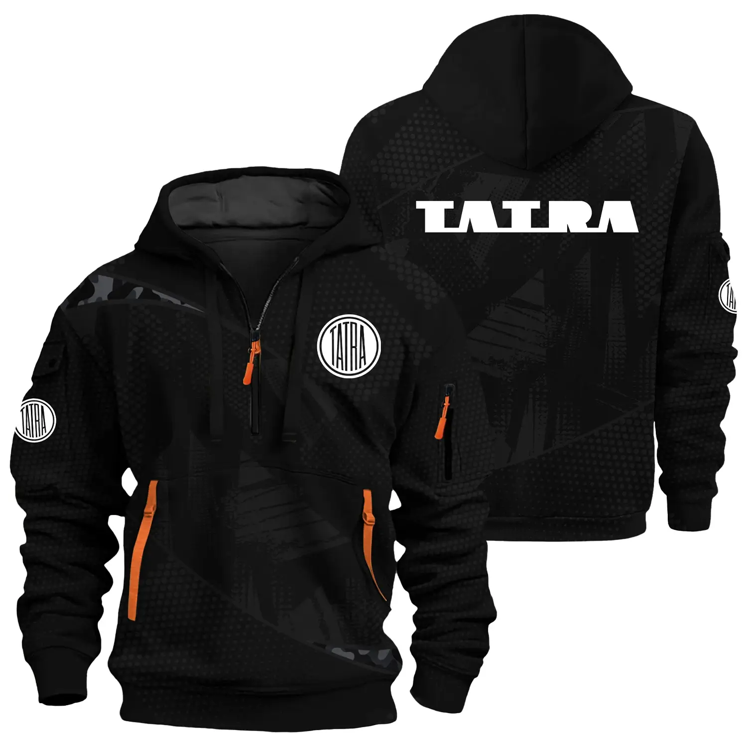 Tatra Exclusive Half Zipper Hoodie OUFAHHZ3D081912TTZ - Tatra Hoodie