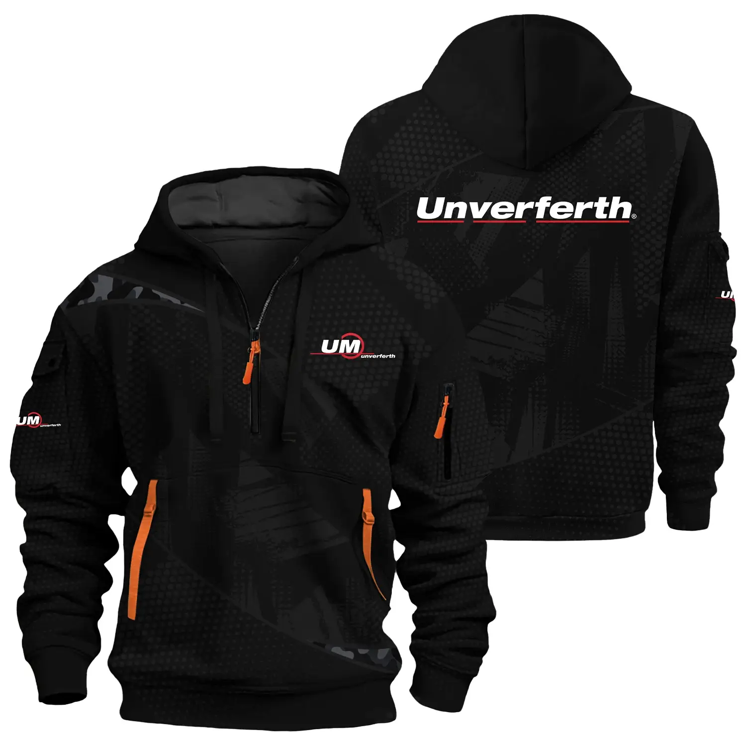 Unverferth Exclusive Half Zipper Hoodie OUFAHHZ3D081912UFZ - Unverferth Hoodie