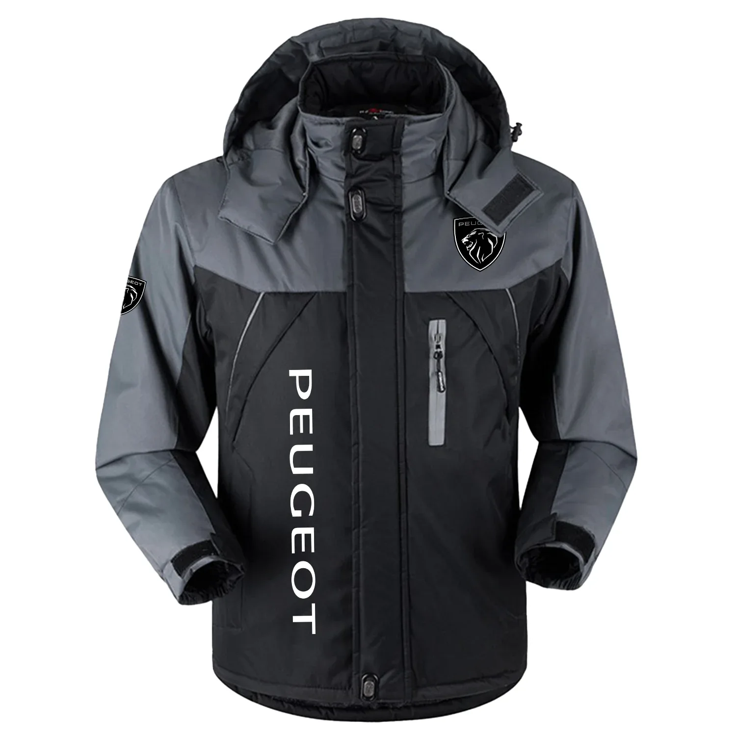 Peugeot Exclusive Outdoor Charging Suit Plush Waterproof Windproof Jacket Detachable Hood OUFAPCS2905PGTZ – Peugeot Jacket