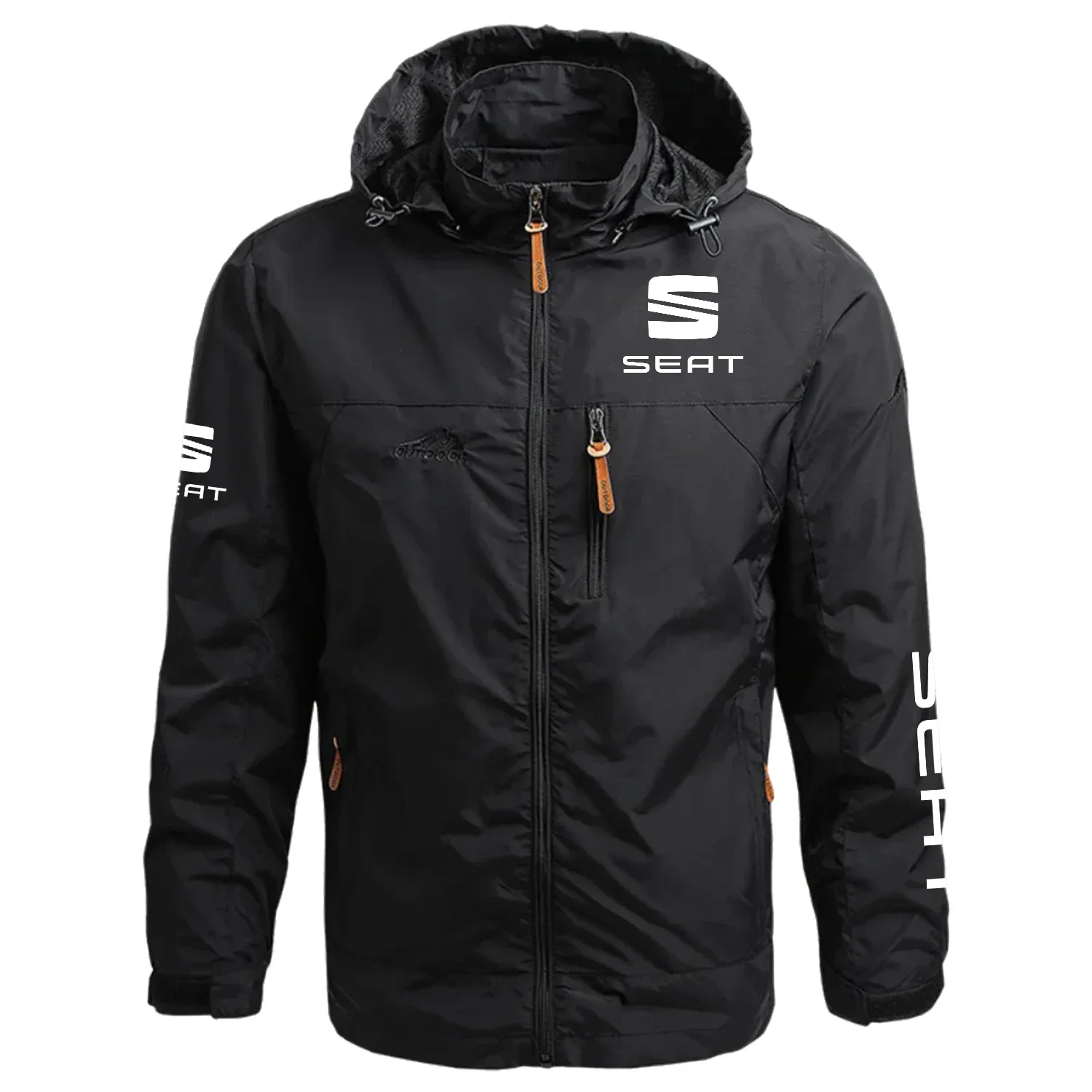 SEAT Cars Exclusive Waterproof Outdoor Jacket Detachable Hood Windbreaker OUFAWOJ2905SETZ – SEAT Cars Jacket