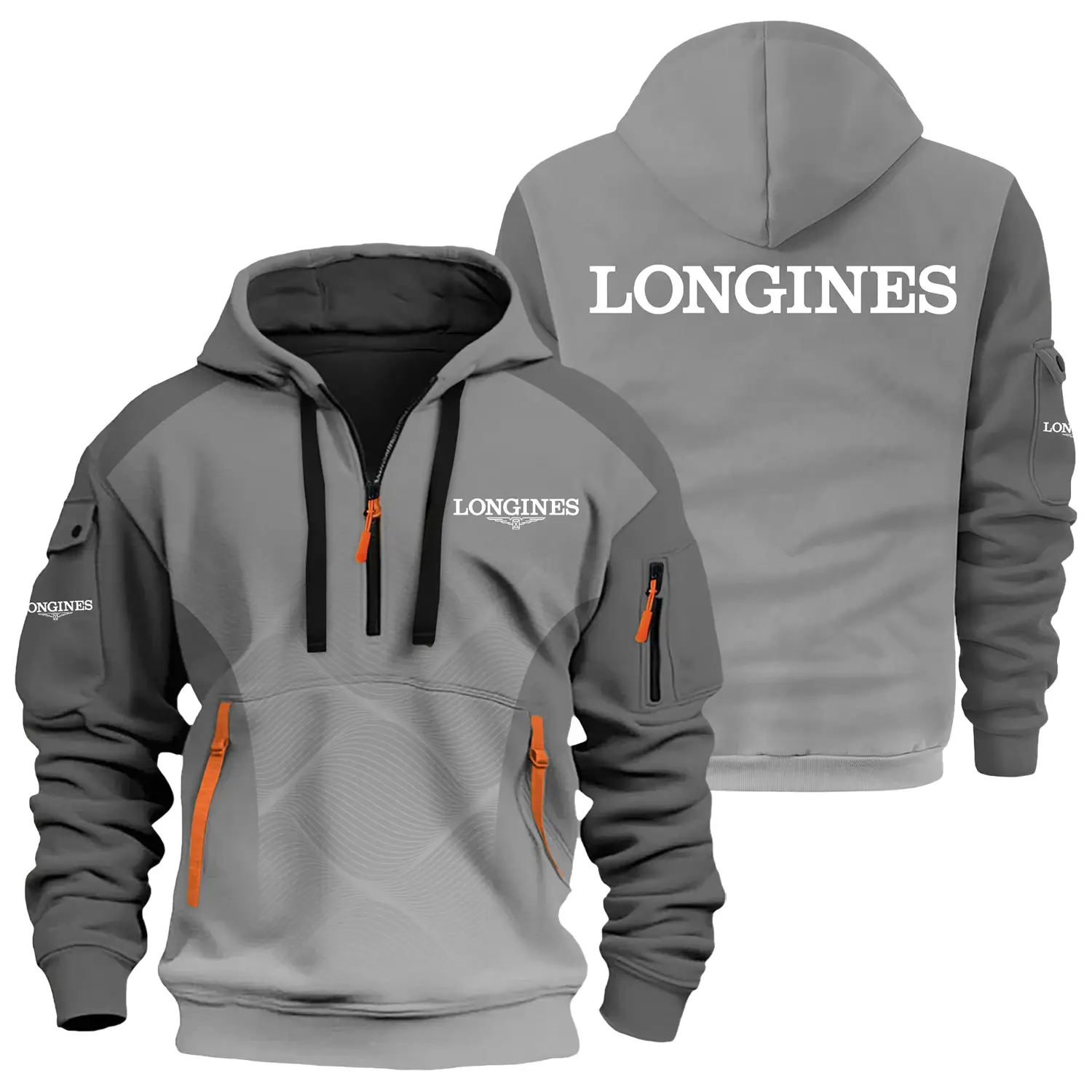 Longines Exclusive Half Zipper Hoodie OUWC3DHHZ005LGZ – Longines Hoodie
