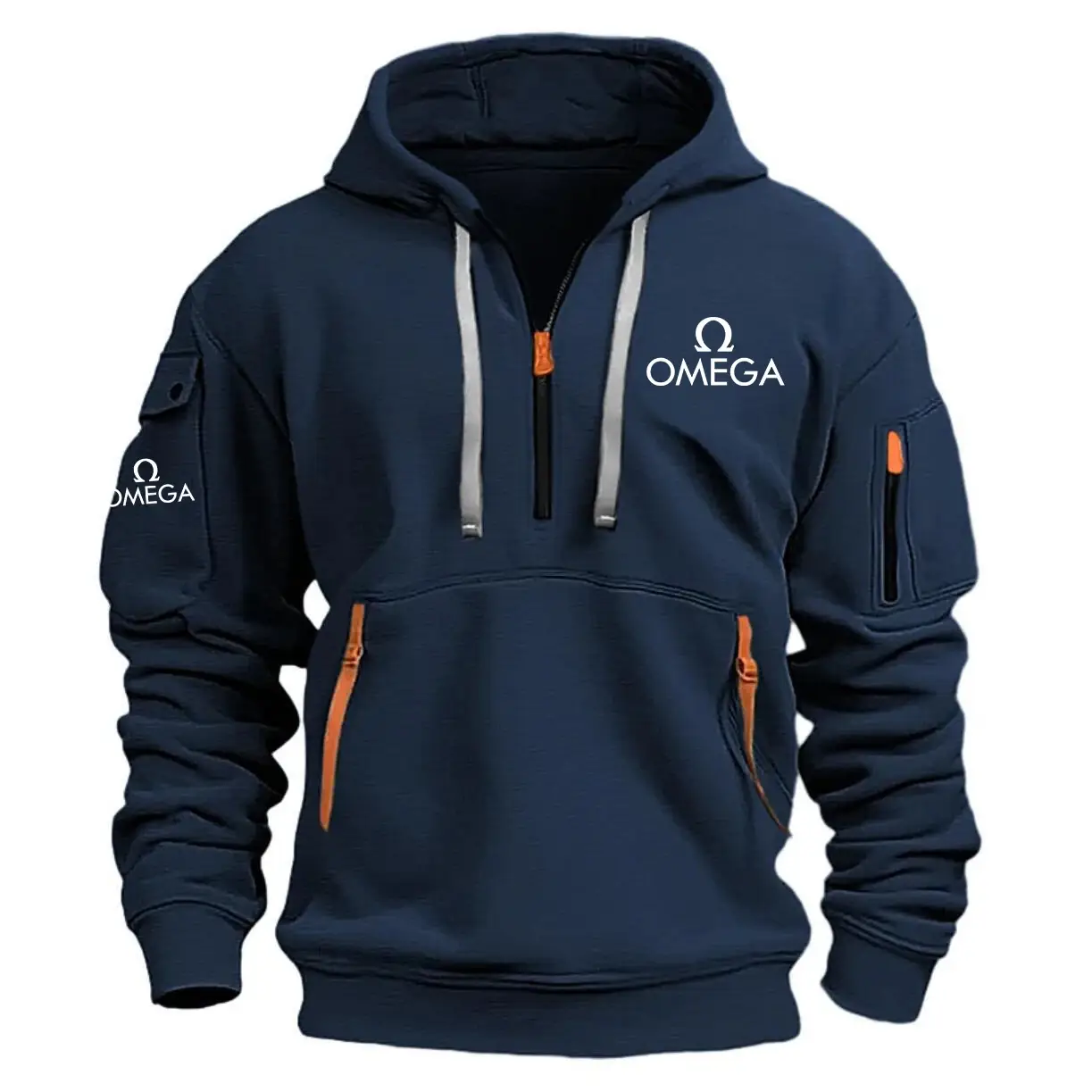 Omega Exclusive Half Zipper Hoodie OUWCHHZ0805OMZ – Omega Hoodie