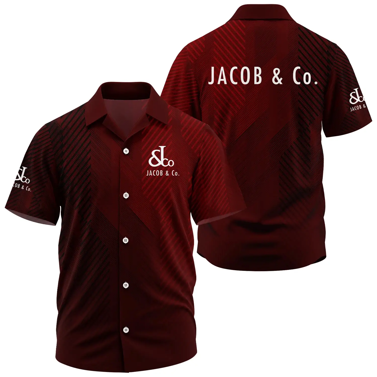 Jacob & Co. Exclusive Short Sleeve Camp Collar Shirt OUWCHWS006JCZ – Jacob & Co. Shirt
