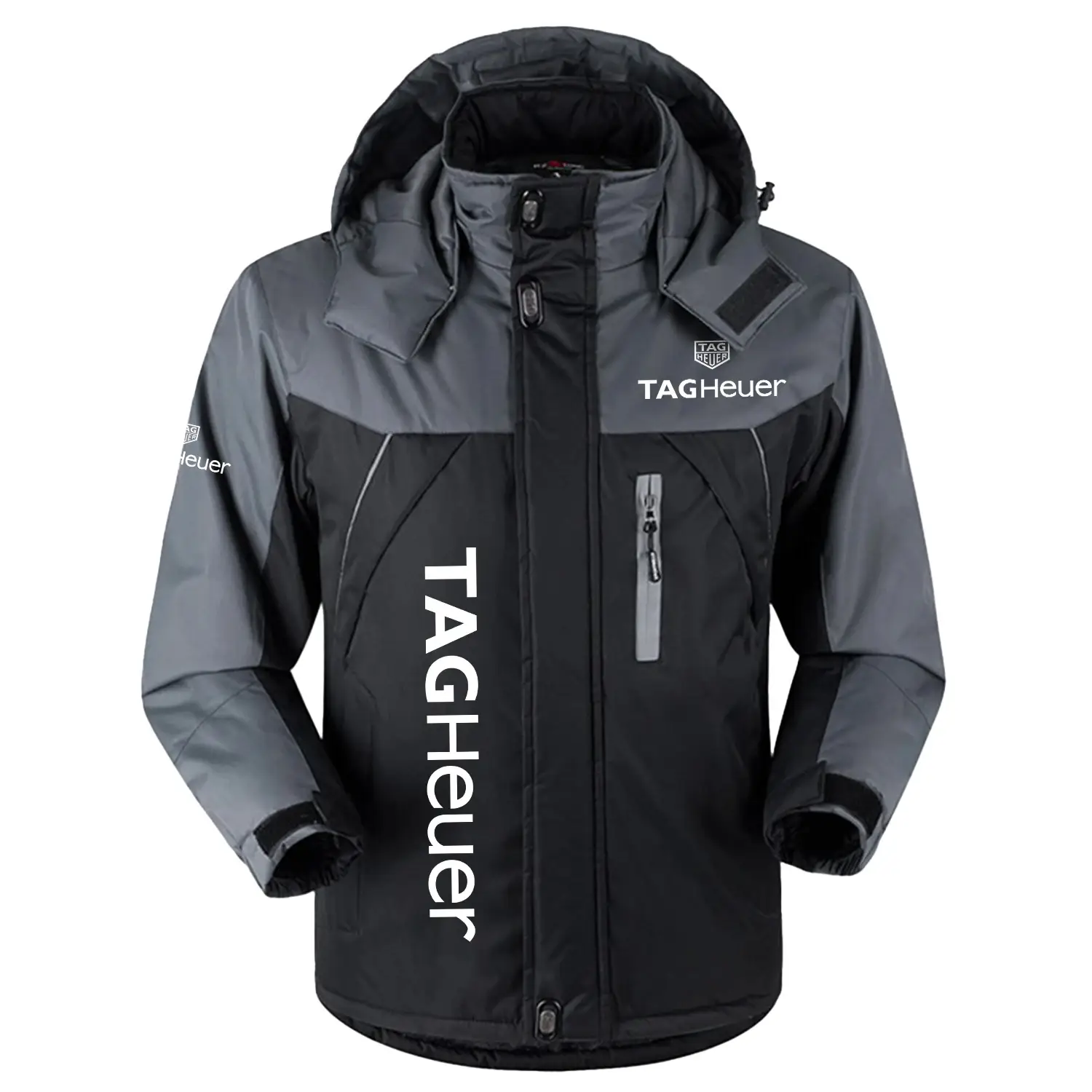 TAG Heuer Exclusive Outdoor Charging Suit Plush Waterproof Windproof Jacket Detachable Hood OUWCPCS0805THZ – TAG Heuer Jacket