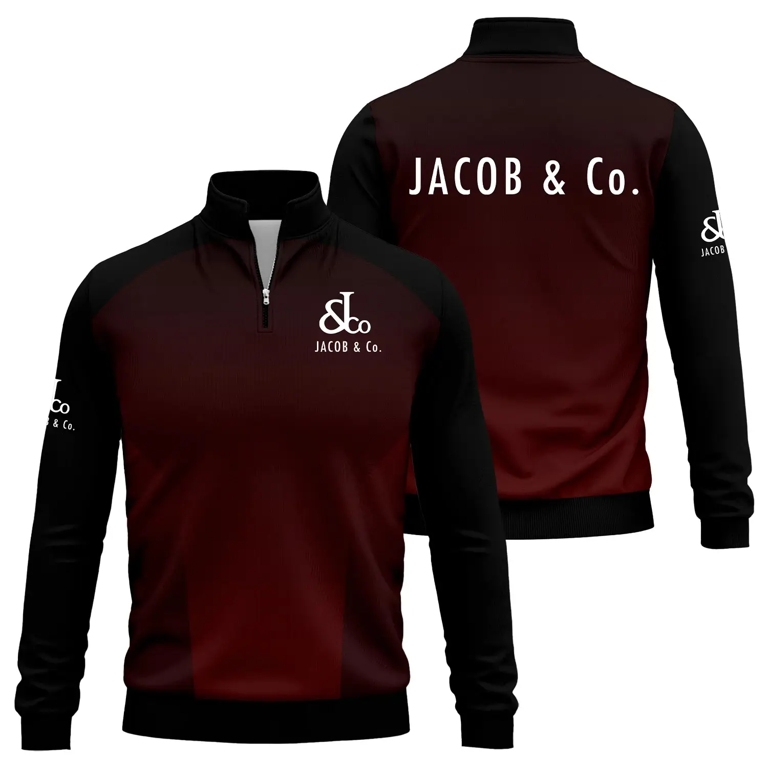 Jacob & Co. Exclusive Quarter-Zip Sweatshirt OUWCQTZ002JCZ – Jacob & Co. Sweatshirt