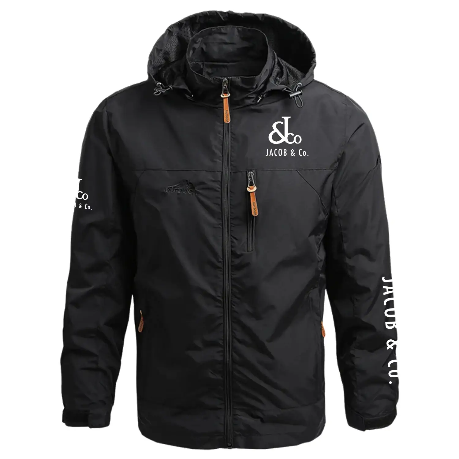 Jacob & Co. Exclusive Waterproof Outdoor Jacket Detachable Hood Windbreaker OUWCWOJ0805JCZ – Jacob & Co. Jacket
