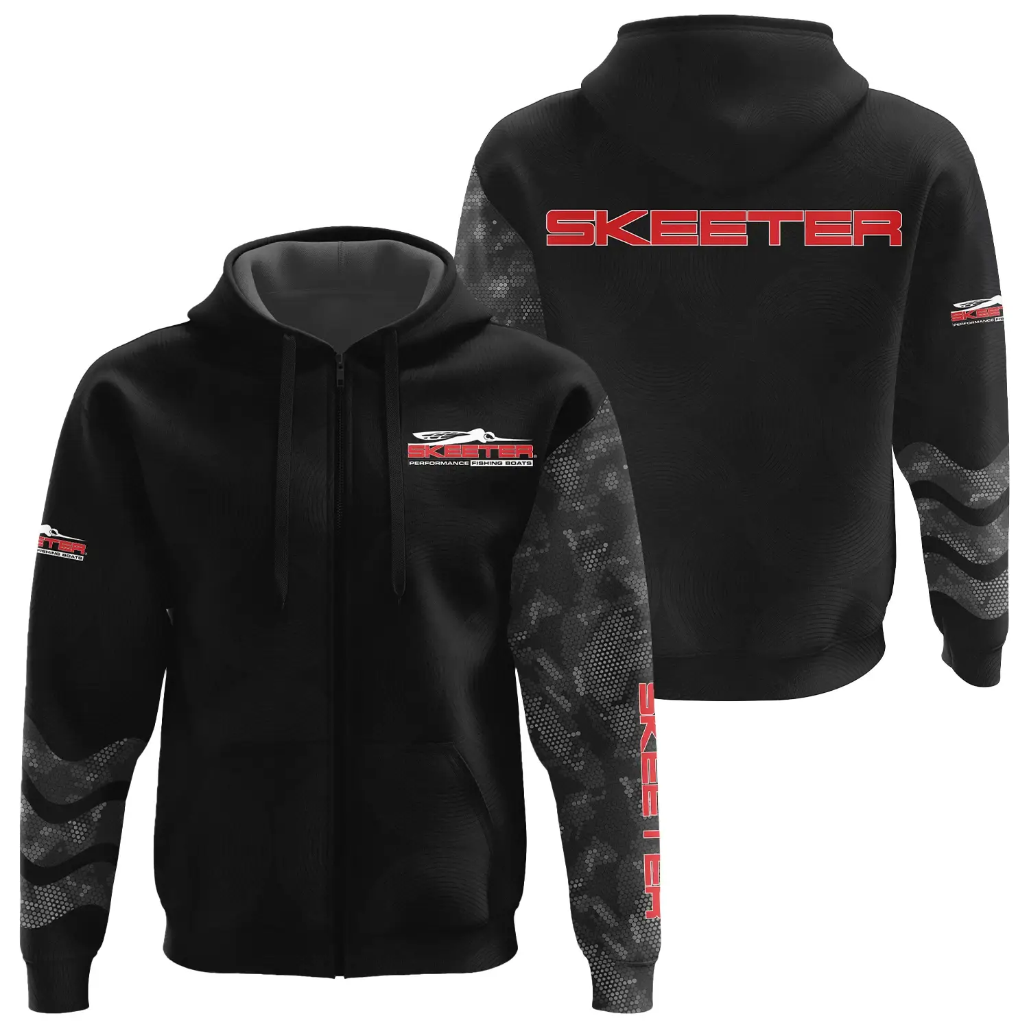 Skeeter Exclusive Zipper Hoodie TTFSHDZ3D081911STZ - Skeeter Hoodie