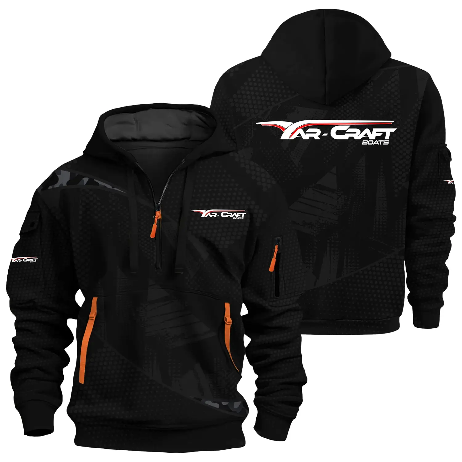 Yar-Craft Exclusive Half Zipper Hoodie TTFSHHZ3D081912YCZ - Yar-Craft Hoodie