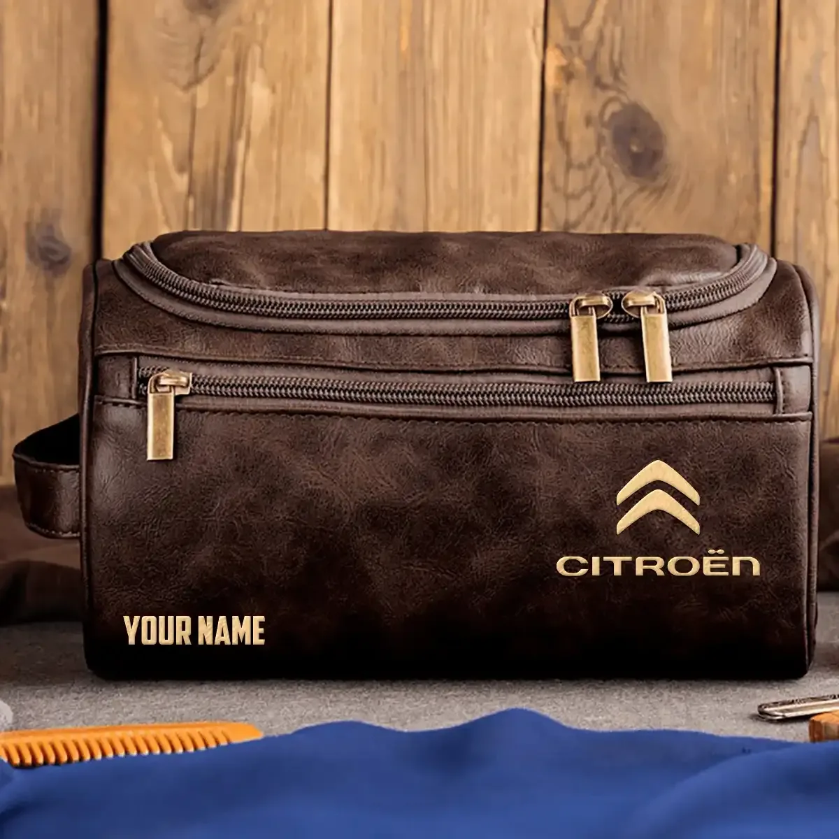 Citroën Exclusive Leather Toiletry Bag OUFALB0819CNTZ – Citroën Bag