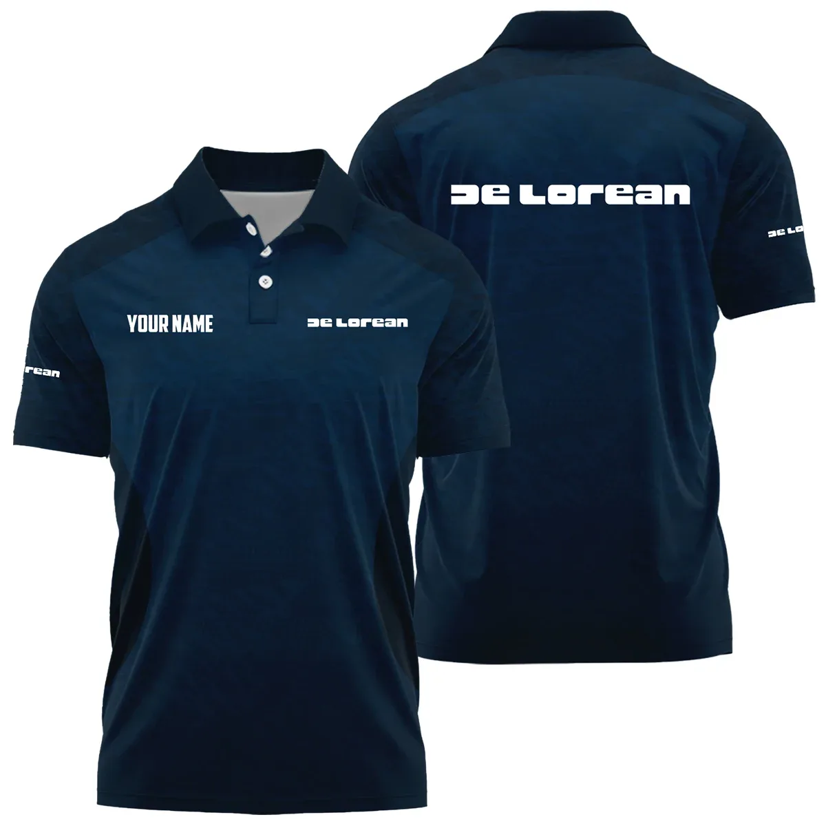 DeLorean Exclusive Polo Shirt OUFAPLTS081901DLZ - DeLorean Polo Shirt
