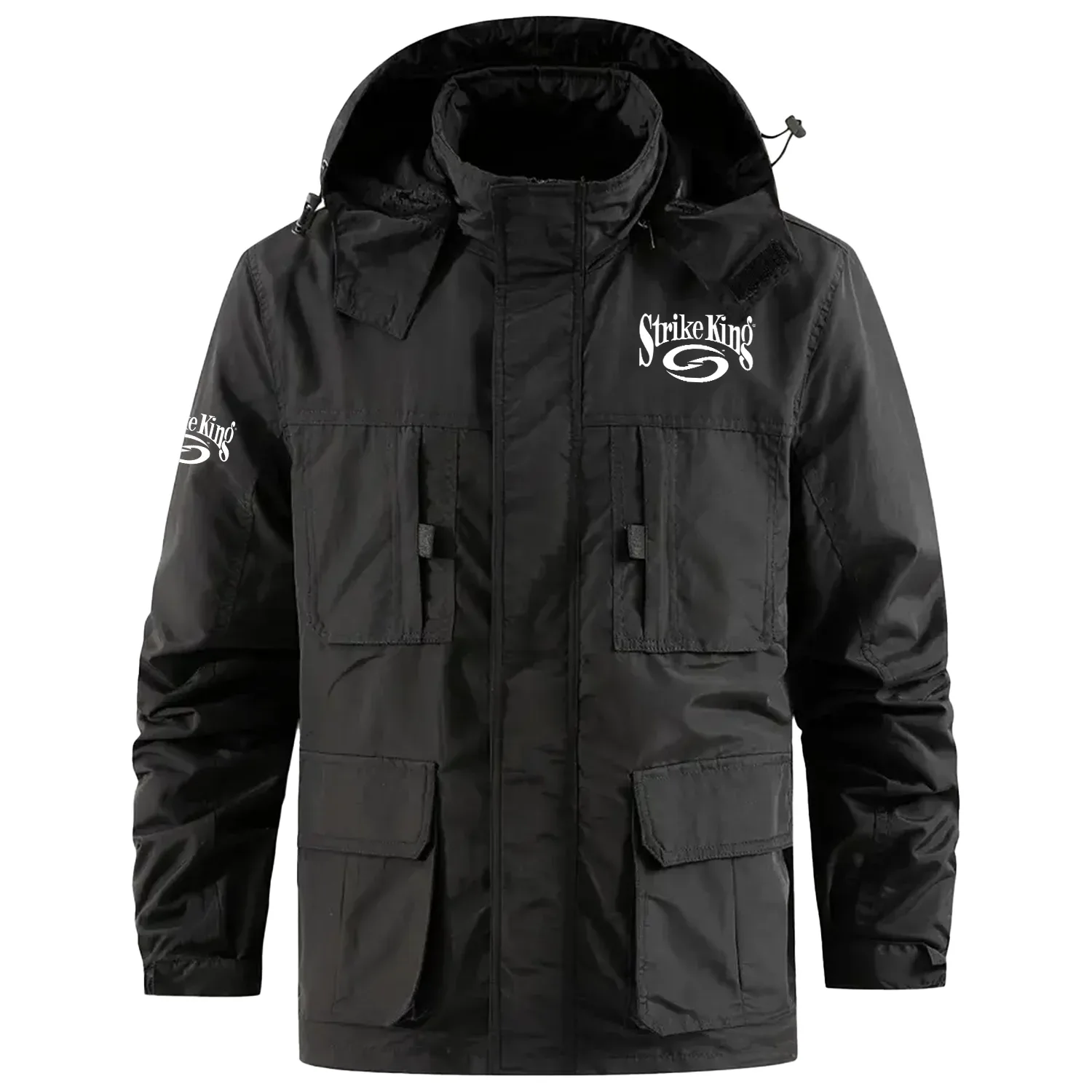 Strike King Exclusive Logo Multi Pocket Softshell Jacket Detachable Hood TTFSSCLJ0819SKZ - Strike King Jacket