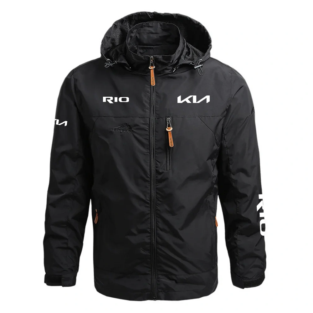 Kia Rio Waterproof Outdoor Jacket Detachable Hood Windbreaker HTWOJKIARIO – Kia Jacket